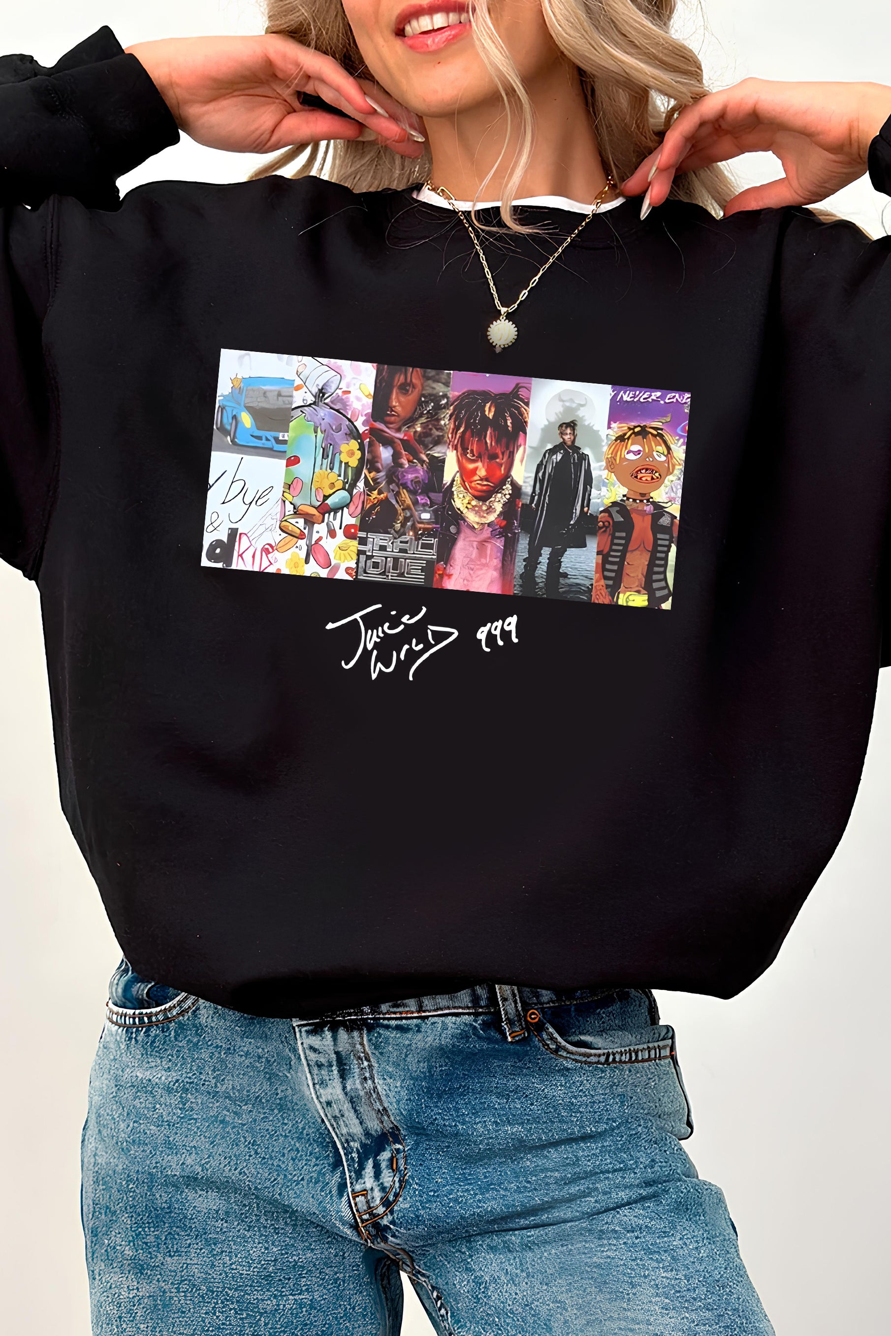 New Juice WRLD Best Albums Fleece Sweatshirt For Women