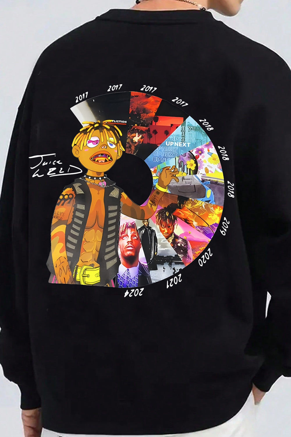 New Juice Wrld 999 Album Legend Never Dies Fleece Sweatshirt For Men