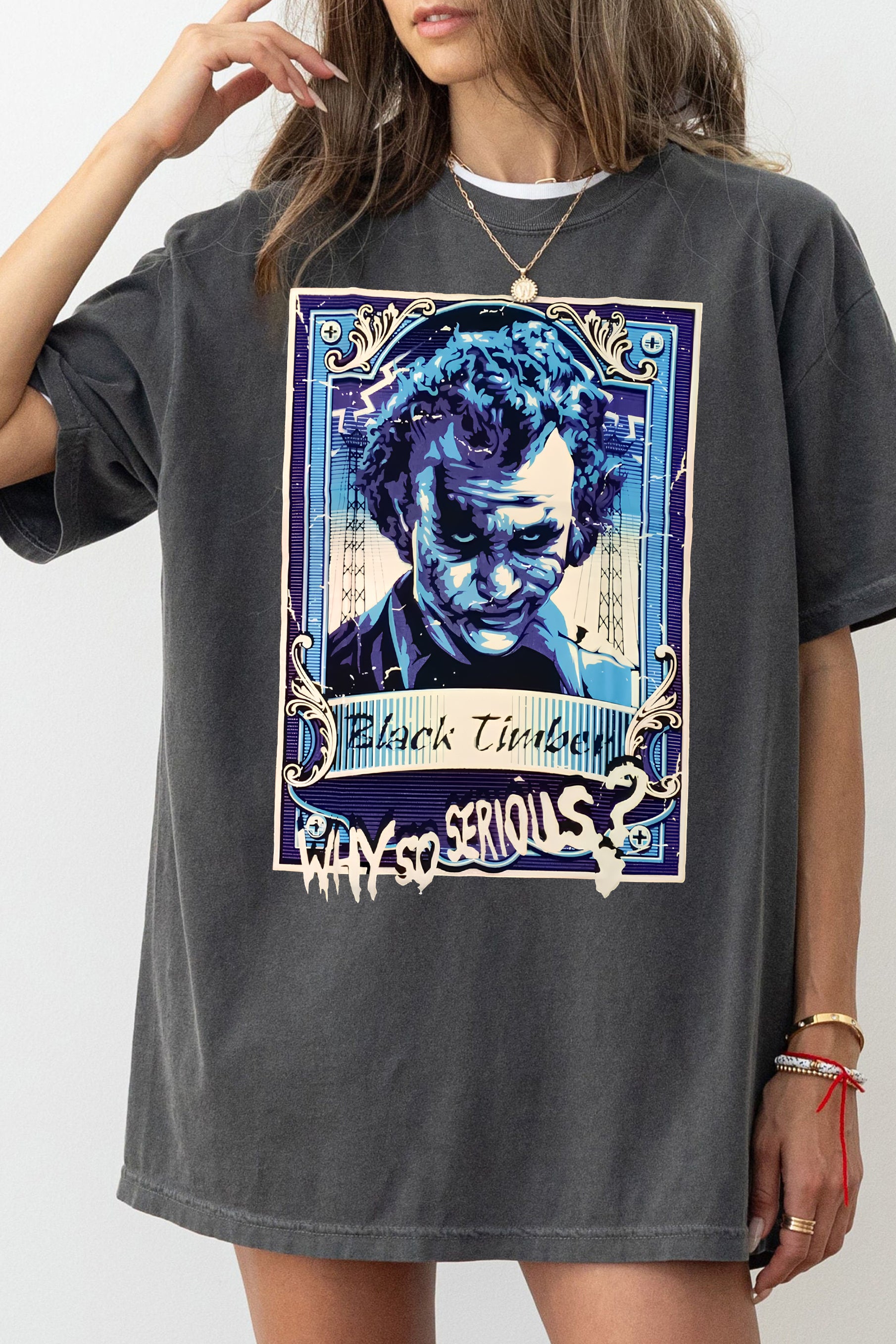 JOKER WHY SO SERIOUS Tee For Women