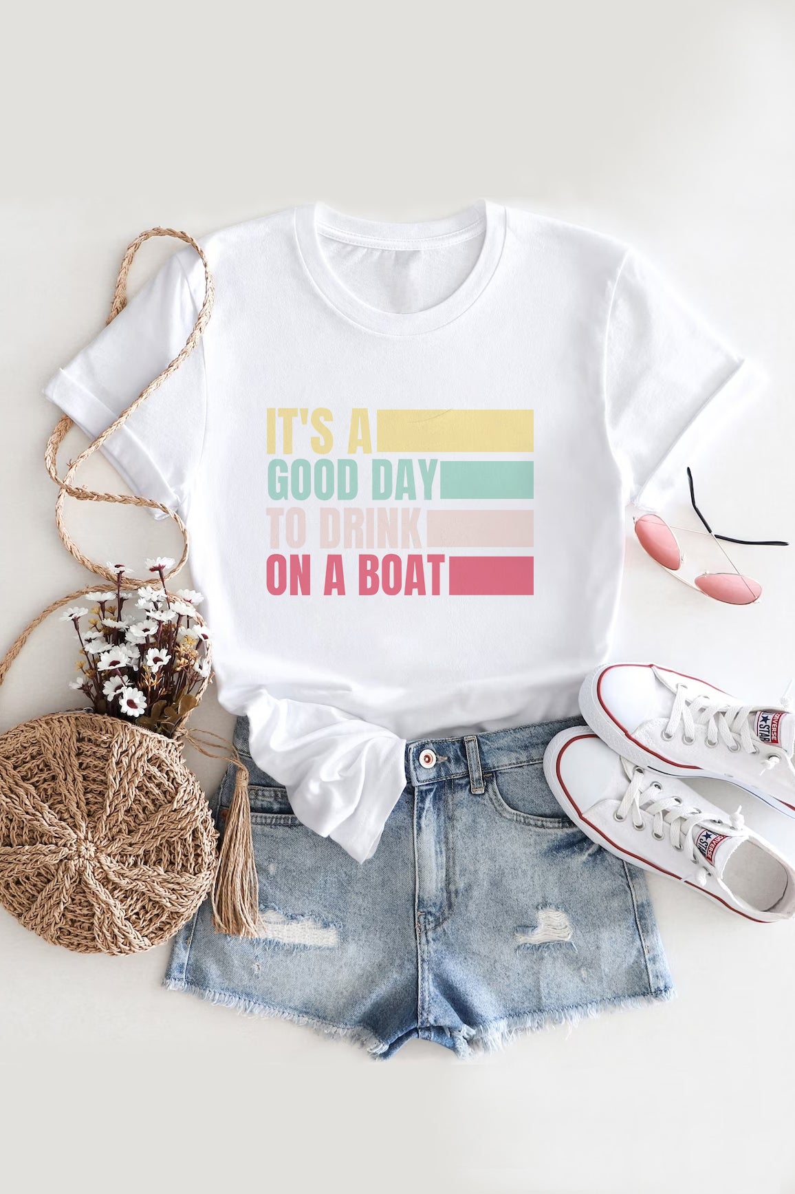 New It’s A Good Day To Drink On A Boat Tee For Women