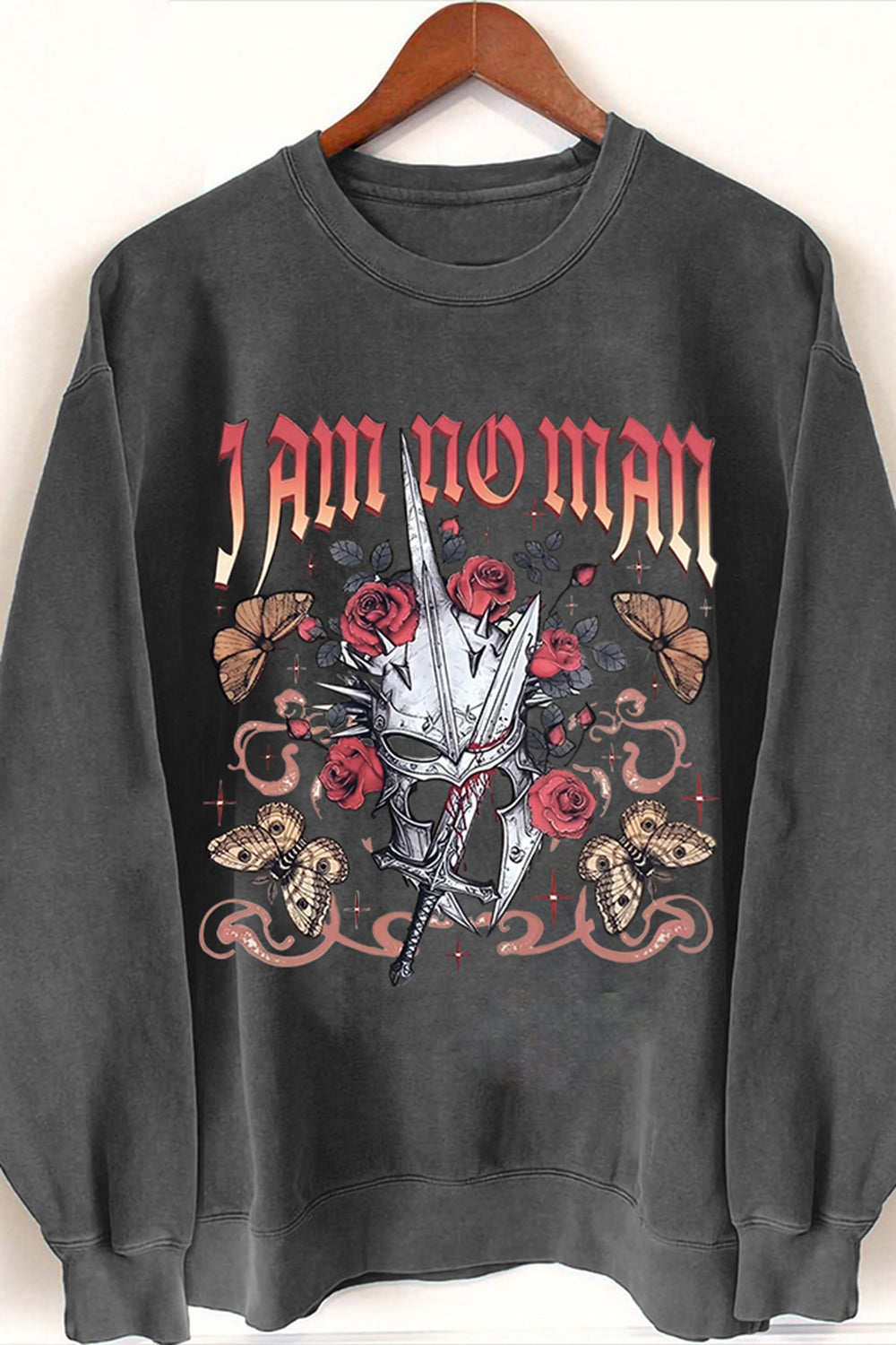 New I Am No Man Fantasy Sweatshirt For Women