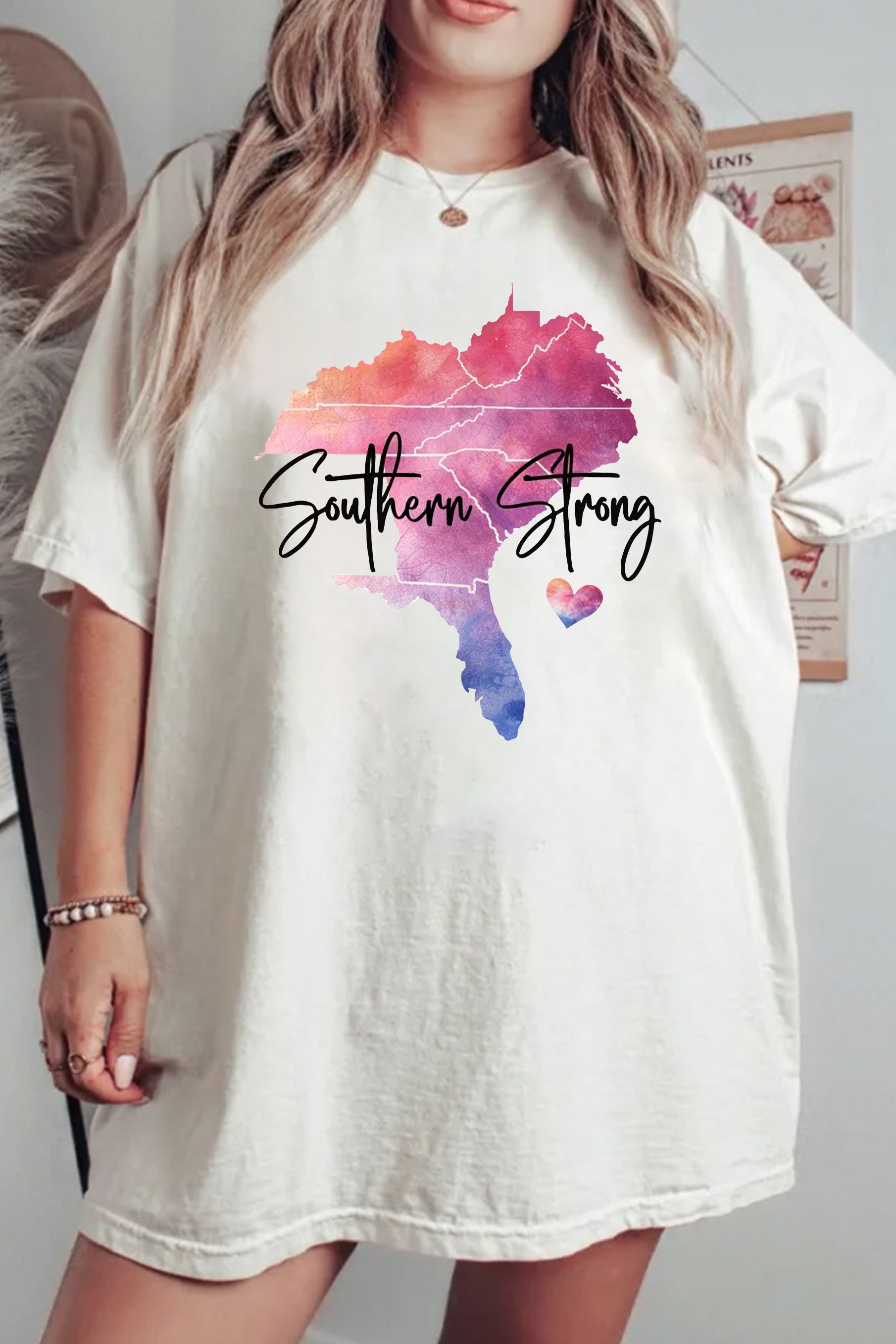 New Hurricane Helene Southern Tee For Women
