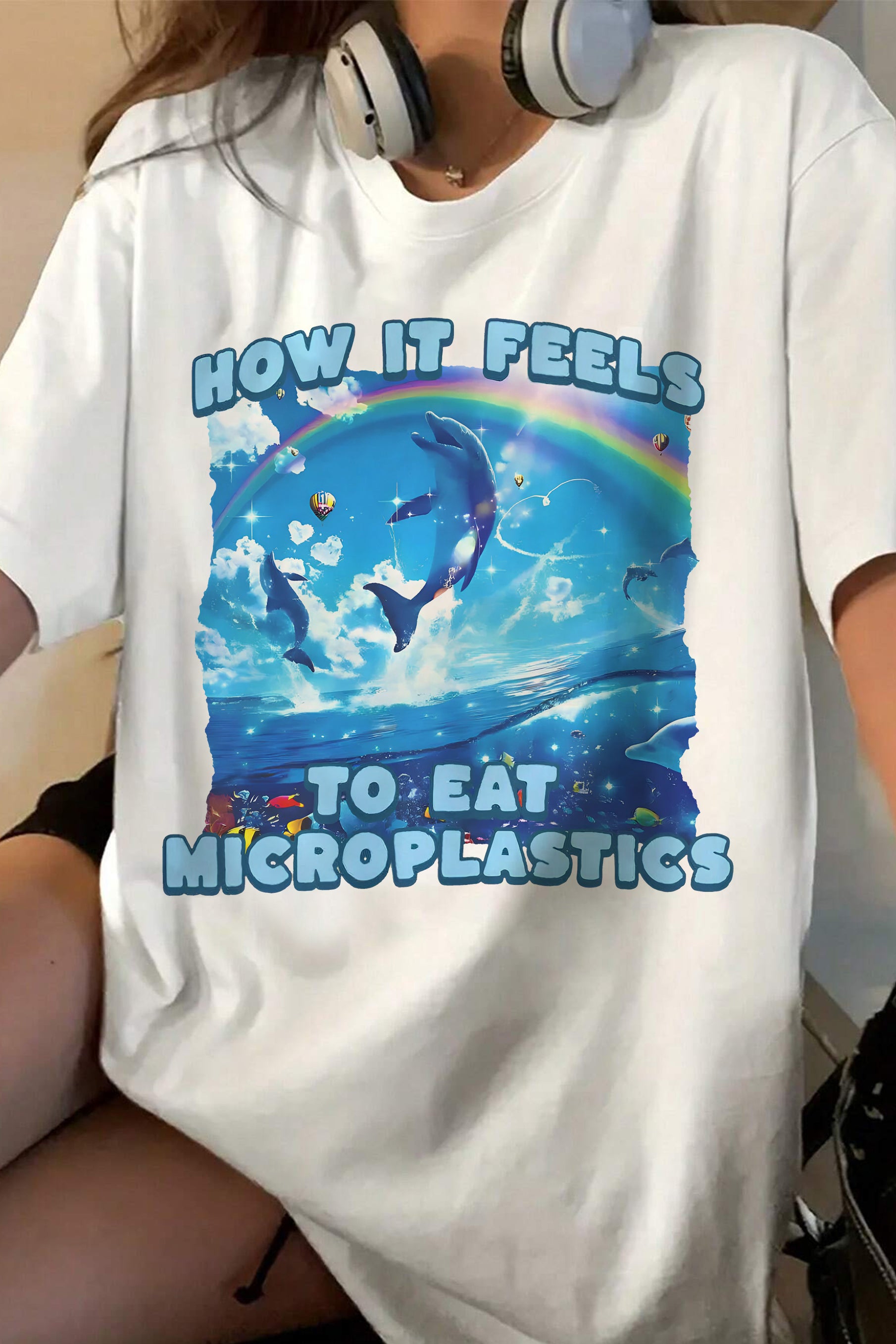 New How It Feels To Eat Microplastics Tee For Women