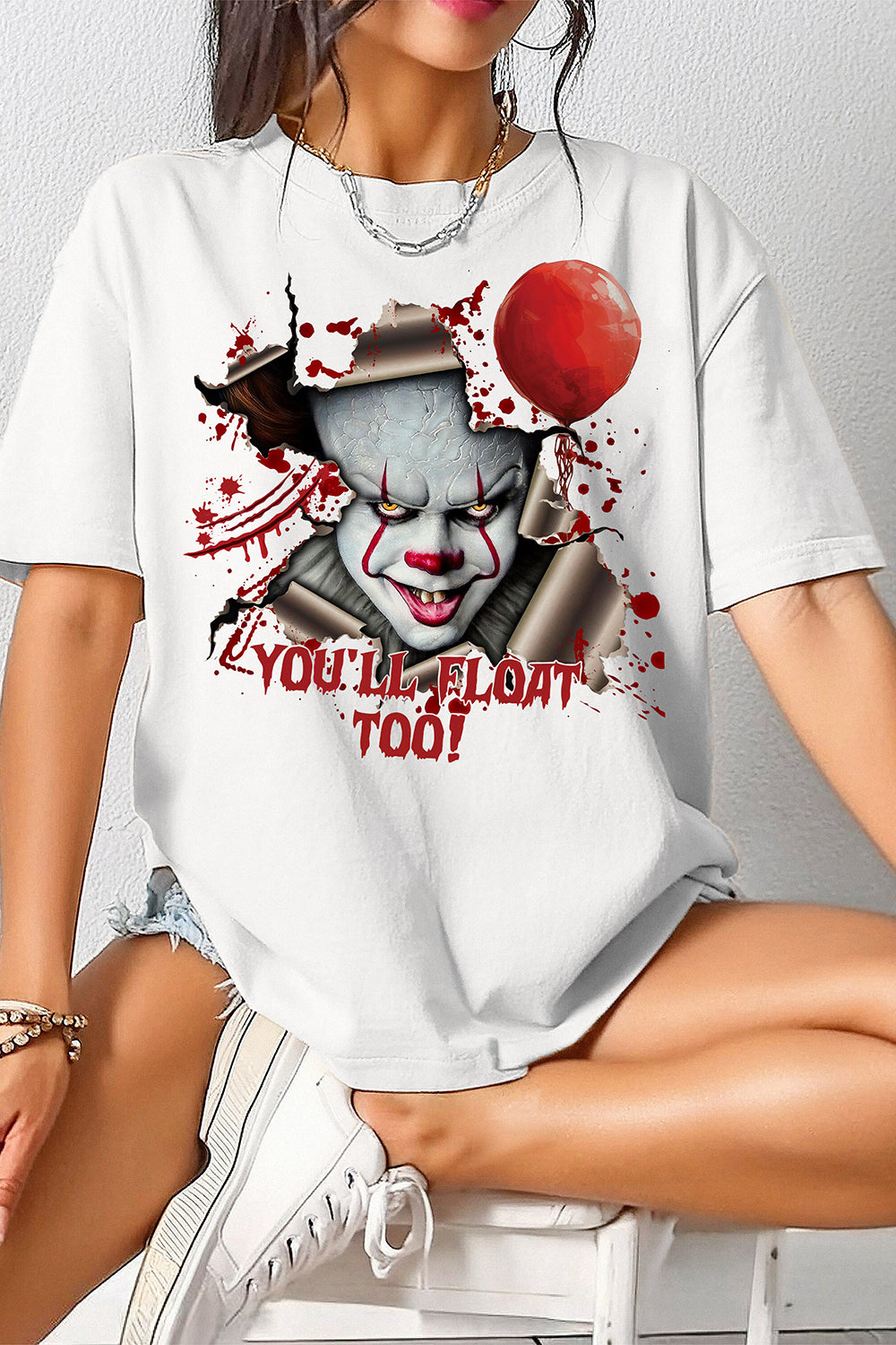 New Horror Friends Tee For Women