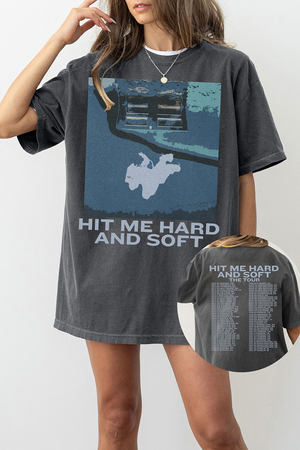 New Hit me Hard And Soft The Tour Merch Tee For Women
