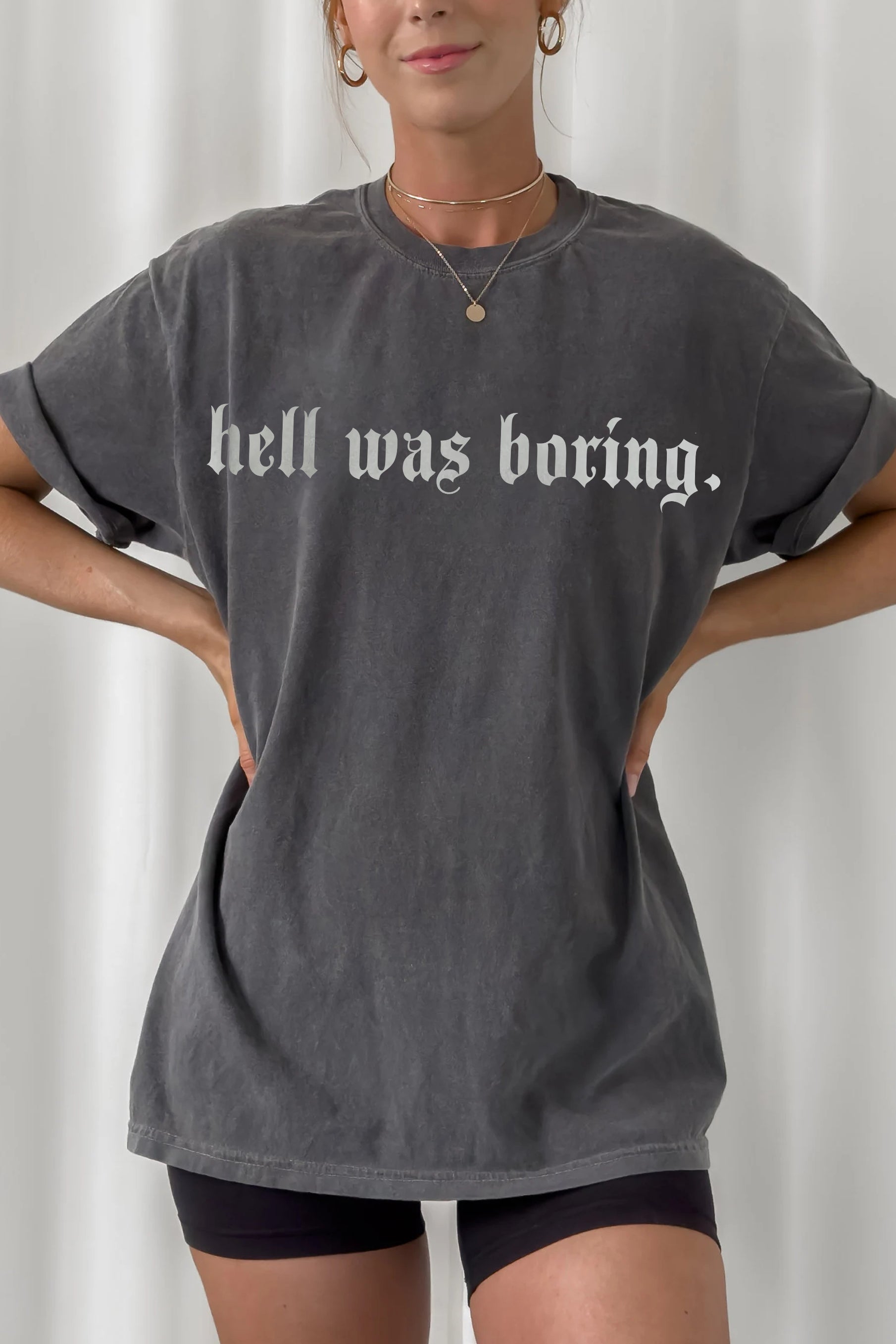 New Hell was boring TEE FOR WOMEN