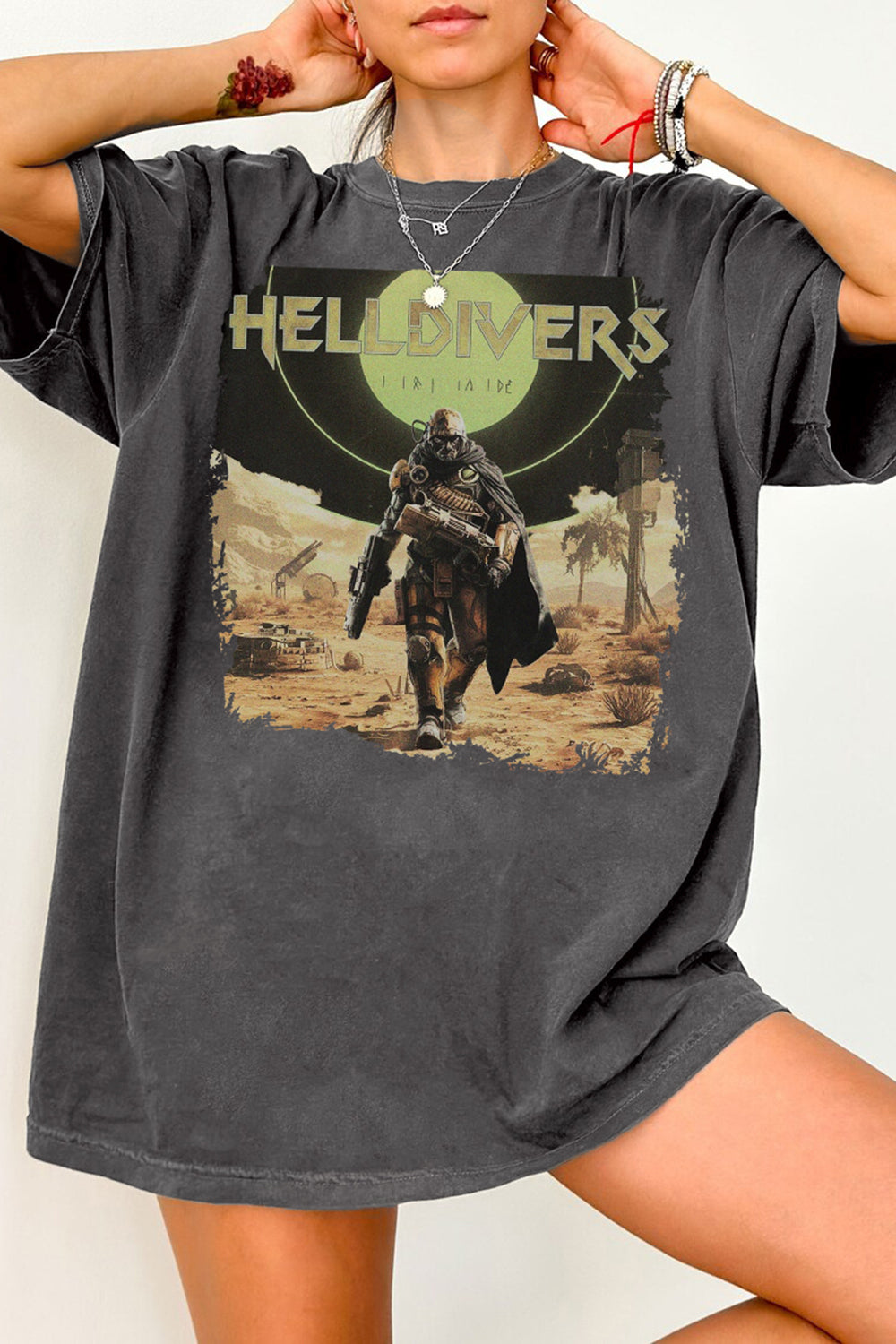 New Helldivers 2 Retro Tee For Women