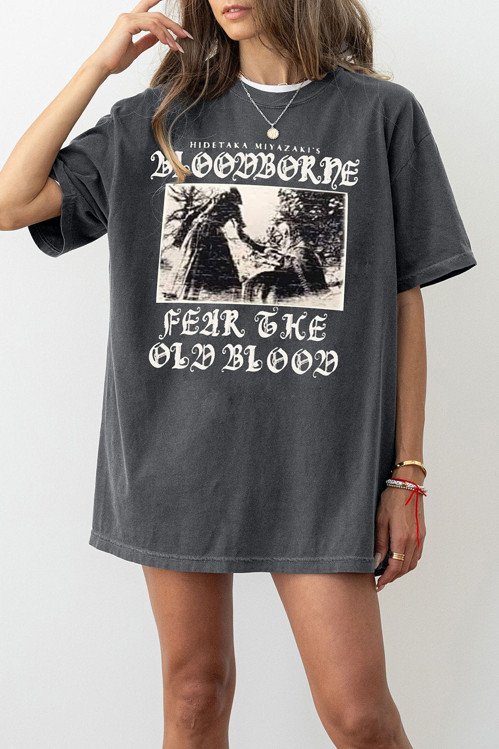 New Hidetaka Miyazaki’s Bloodborne Soulsborne Tee For Women