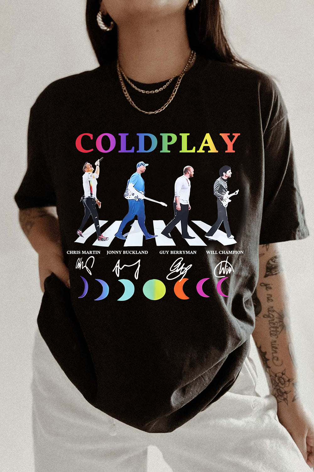 New Goldplay Walking Abbey Road Tee For Women