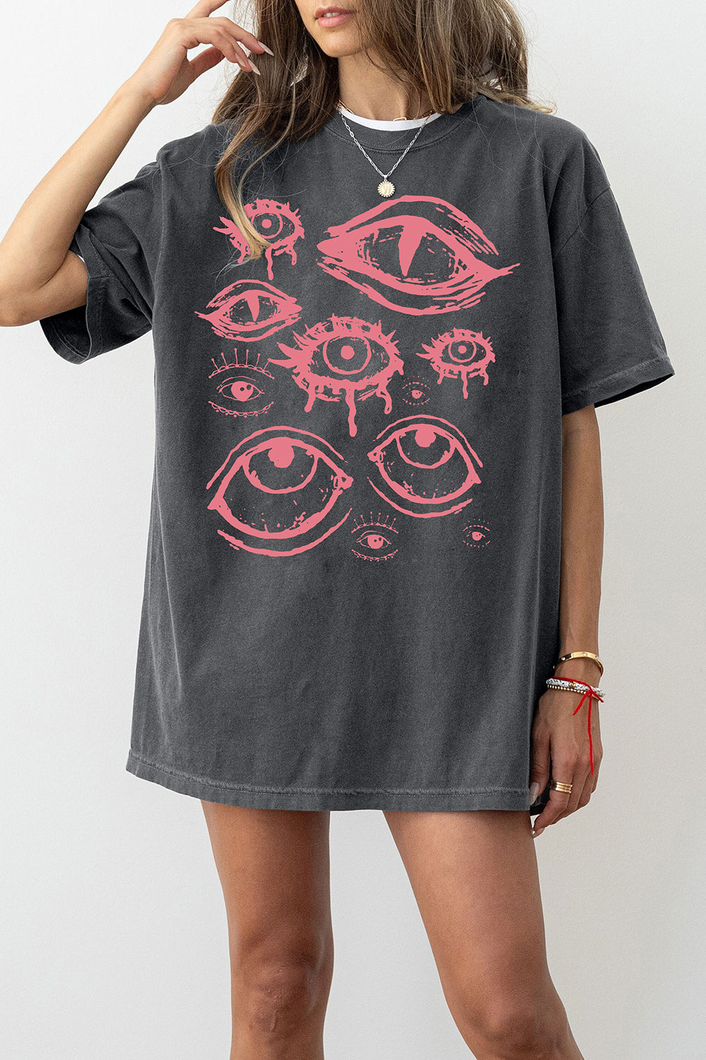 Grunge Strange Eyes Tee For Women