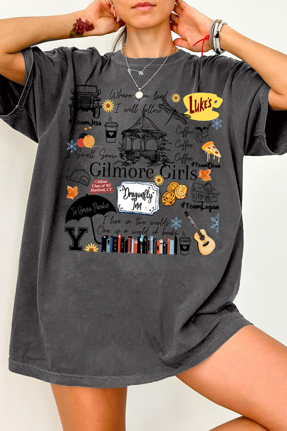 Gilmore Girls Tv Show Merch Tee For Women