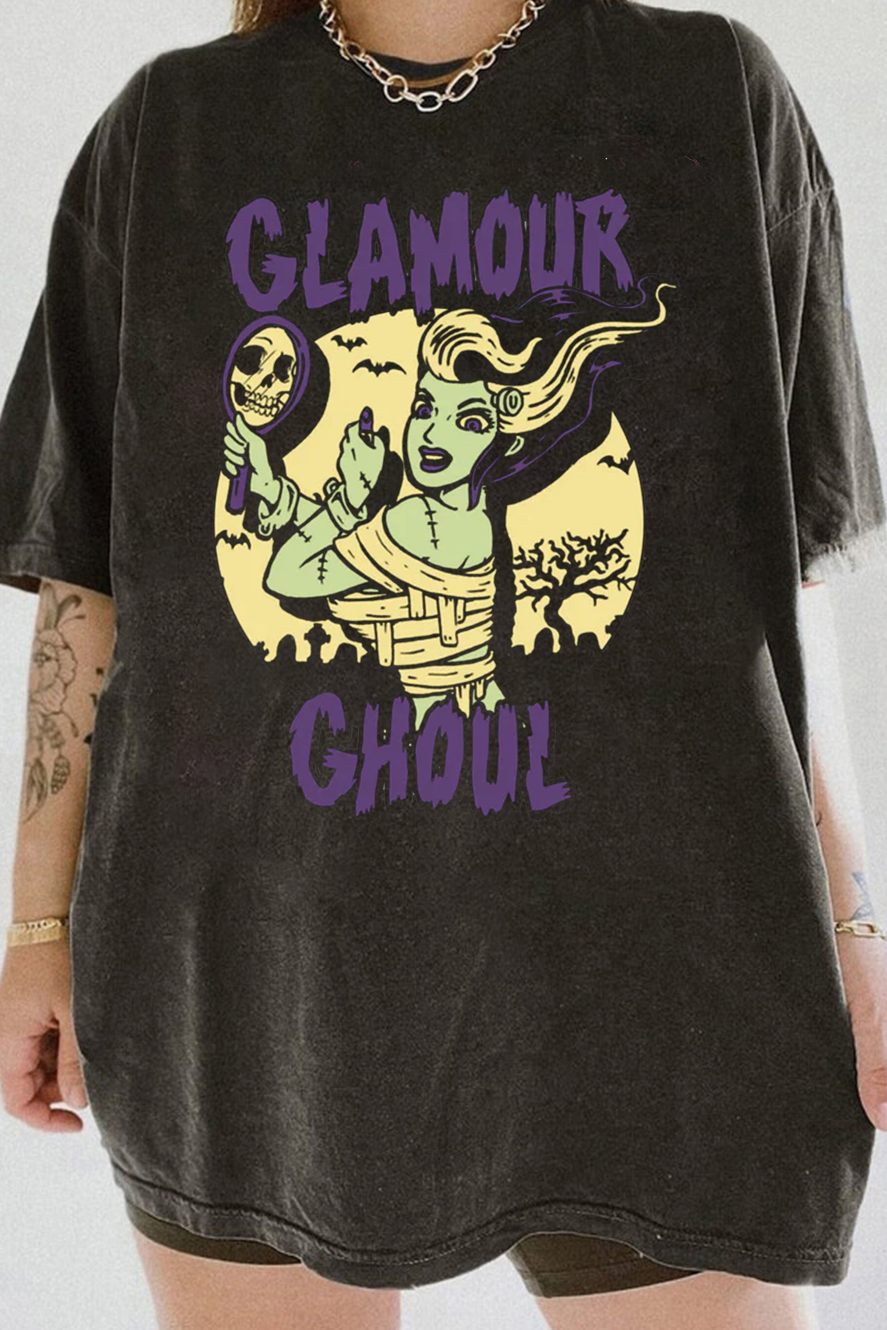 Glamour Ghoul Vintage Tee For Women