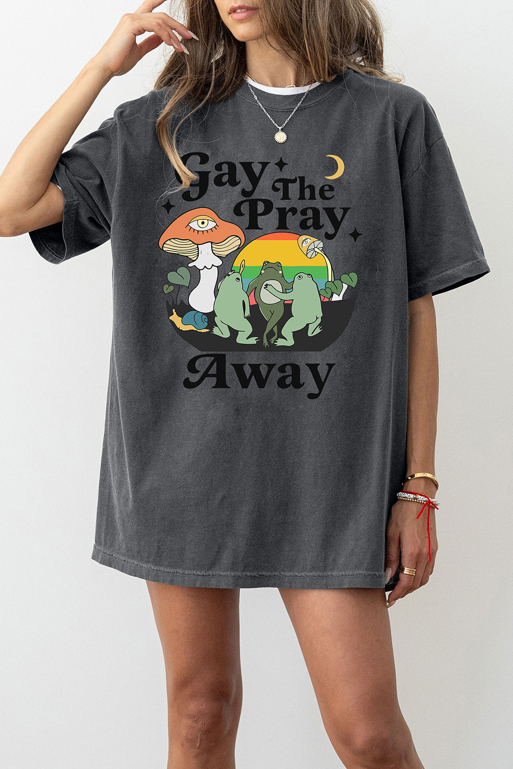 Gay The Pray Away Pride Month Tee For Women