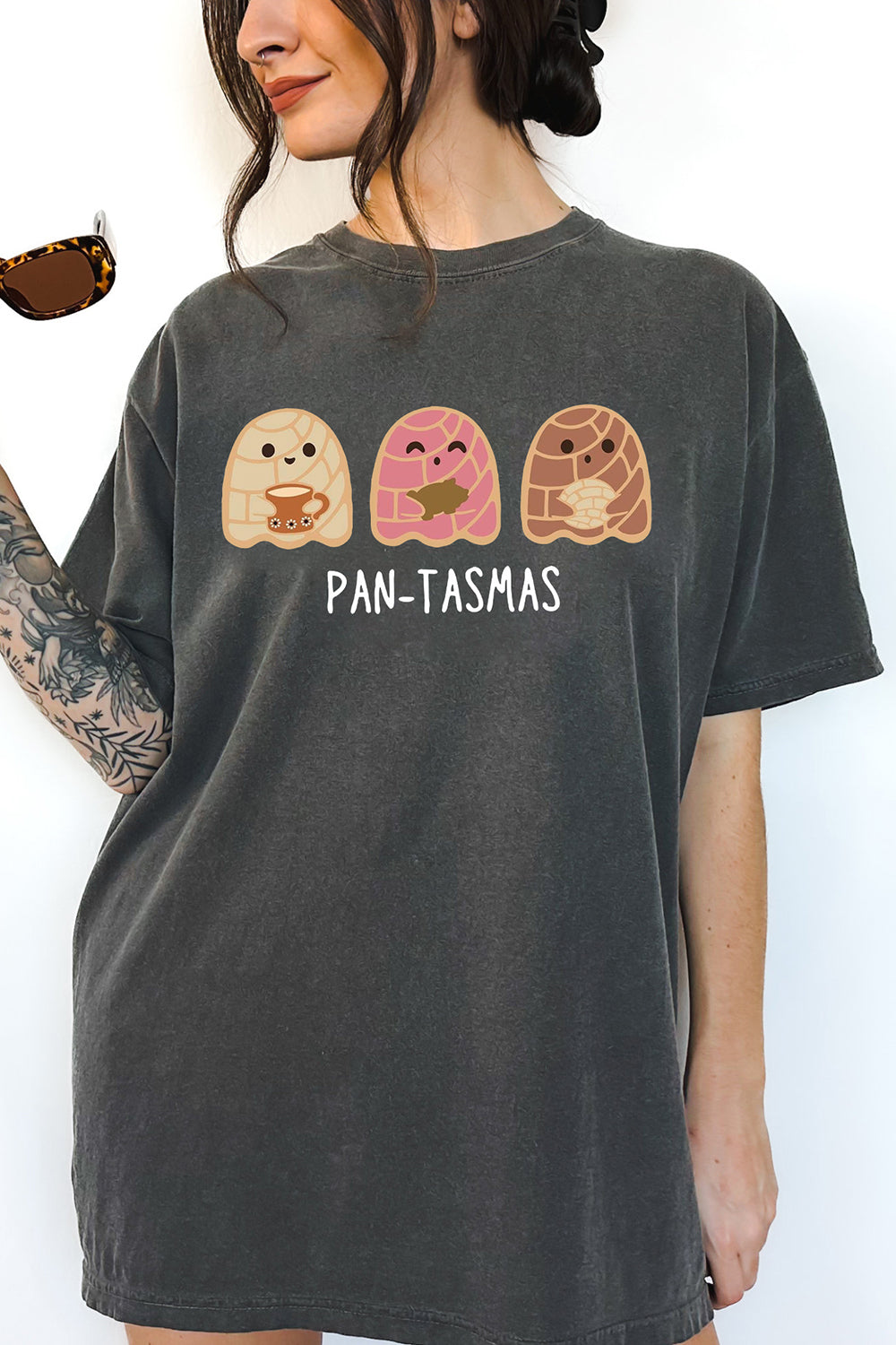 Funny Pantasmas Ghost Pan Dulce Tee For Women