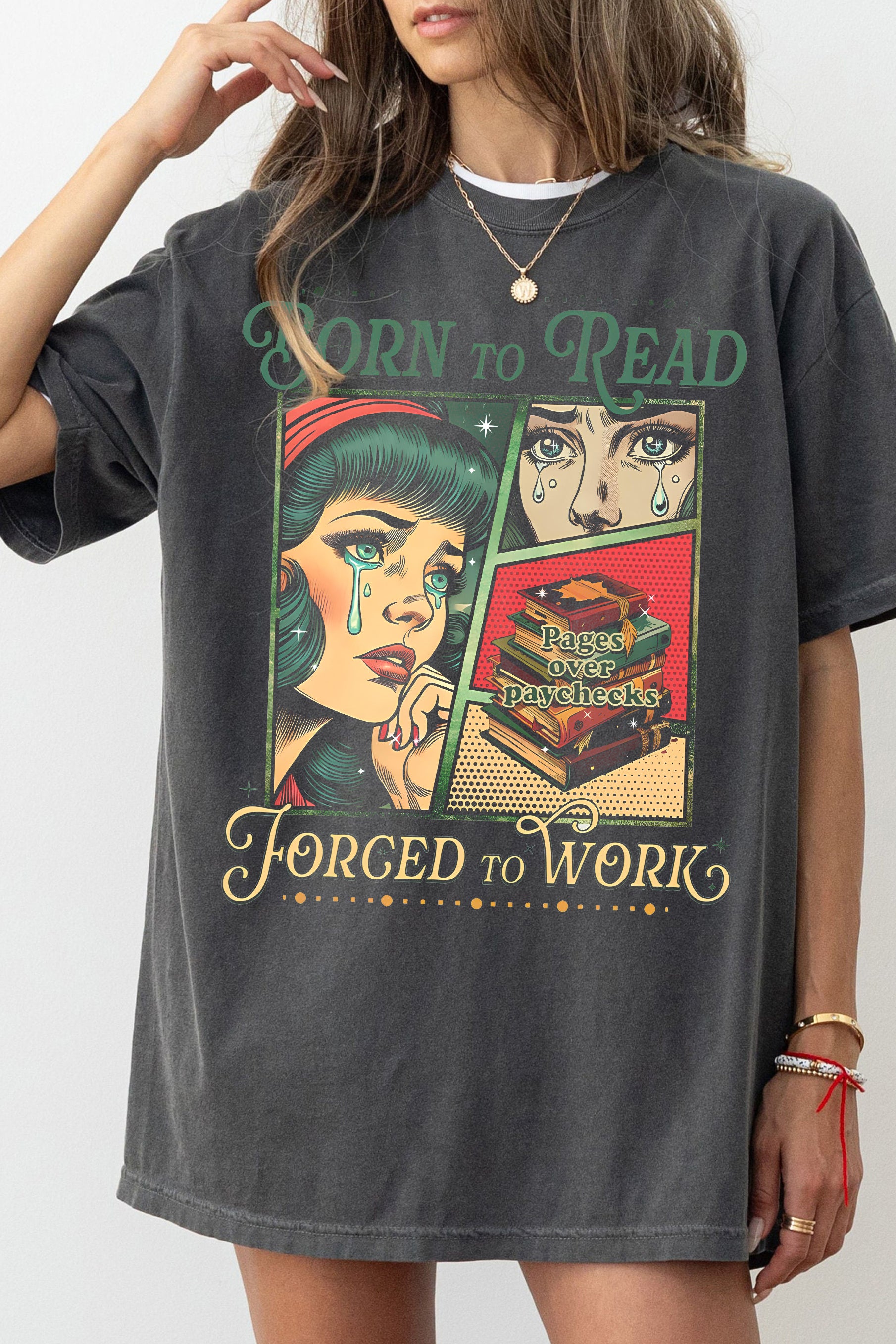 New Funny Reader Book Addict Tee For Women