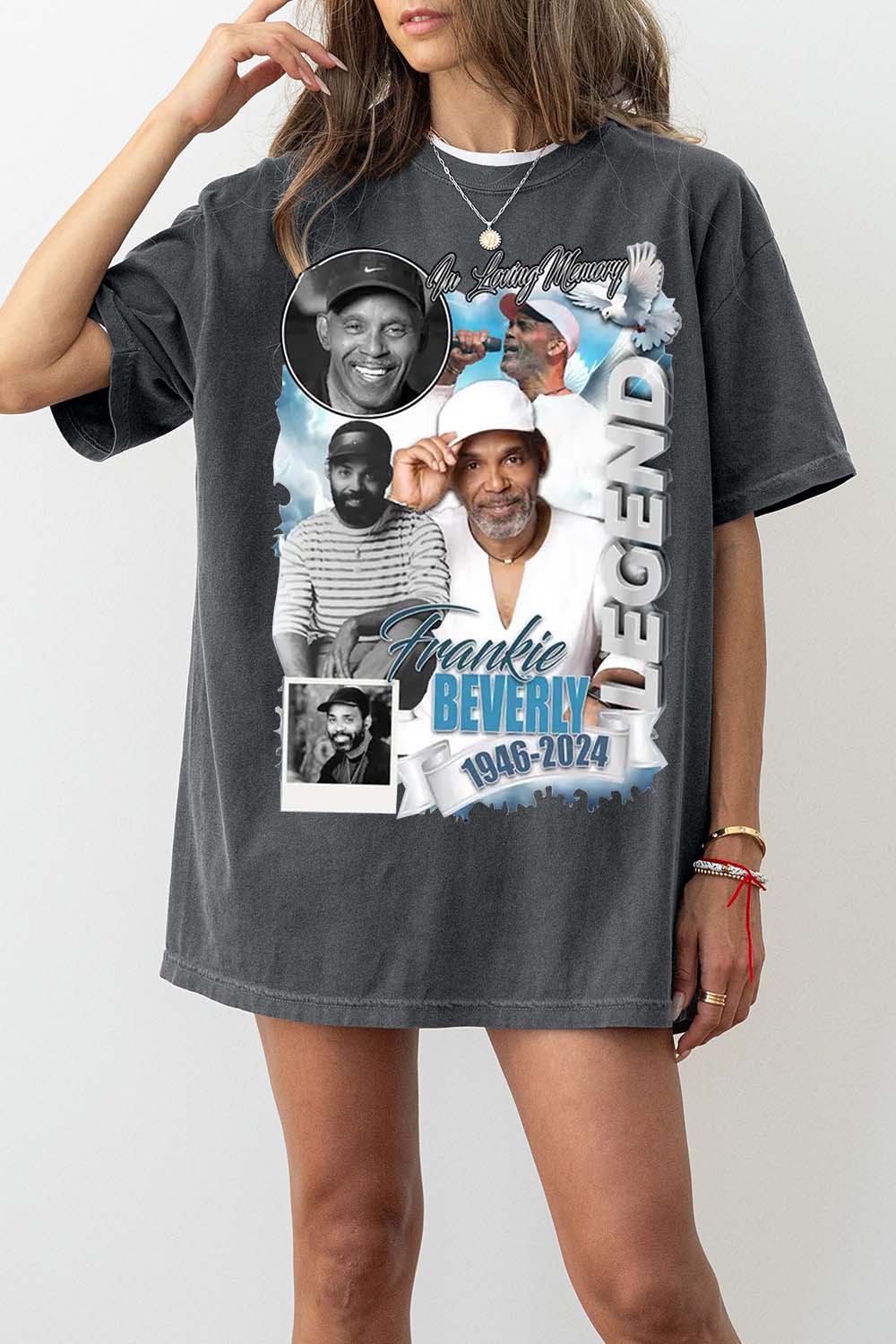 New Frankie Beverly Tribute Legendary Before I let go Tee For Women