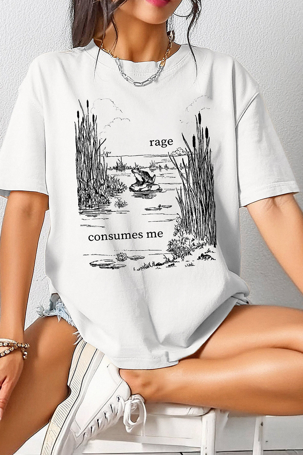 New Frog Pond Vintage Nature Lover Tee For Women