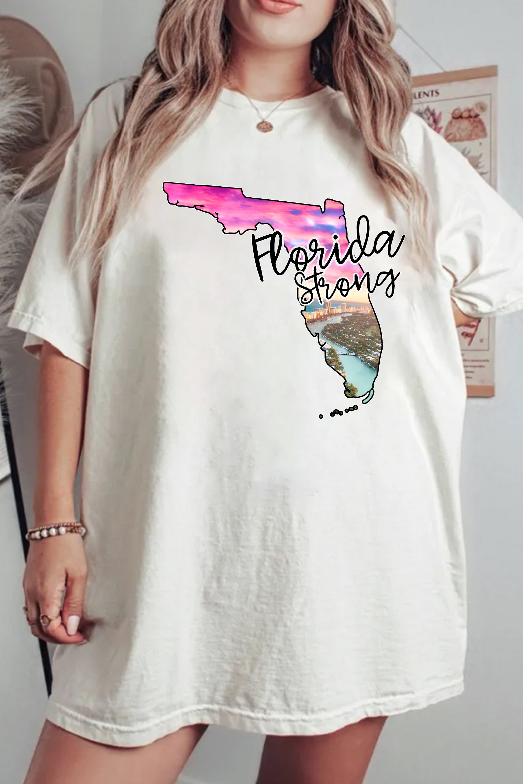 New Florida Strong Hurricane Helene Southern Relief Tee For Women