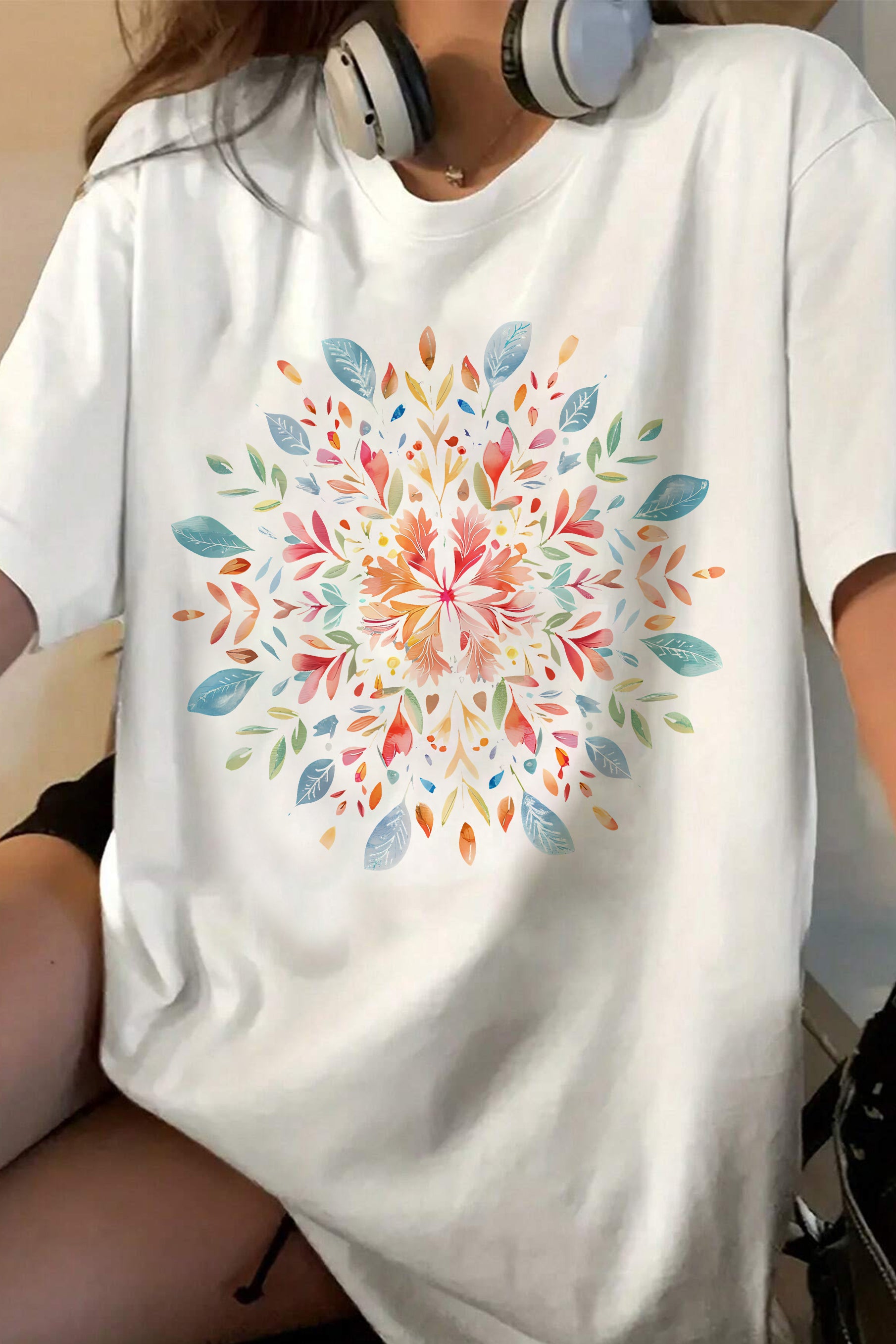 Floral Mandala Tee For Women