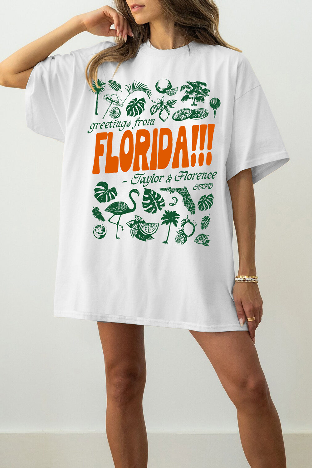 New Florida!!! Tortured Poets Taylor Florence Tee For Women
