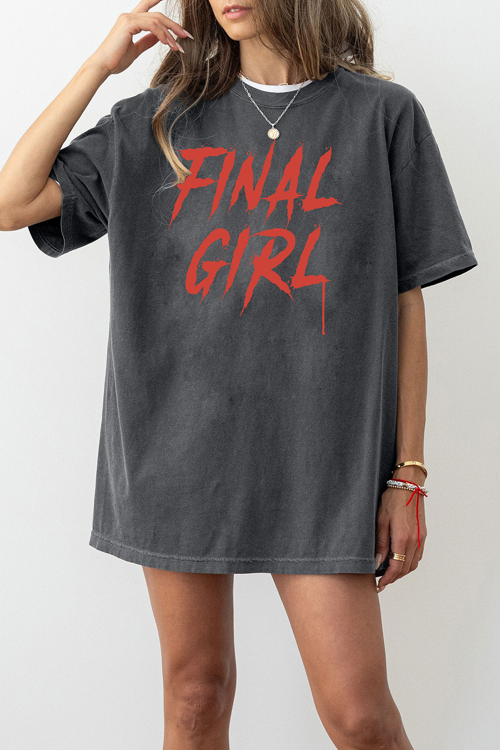 New Final Girl Horror Movie Tee For Women