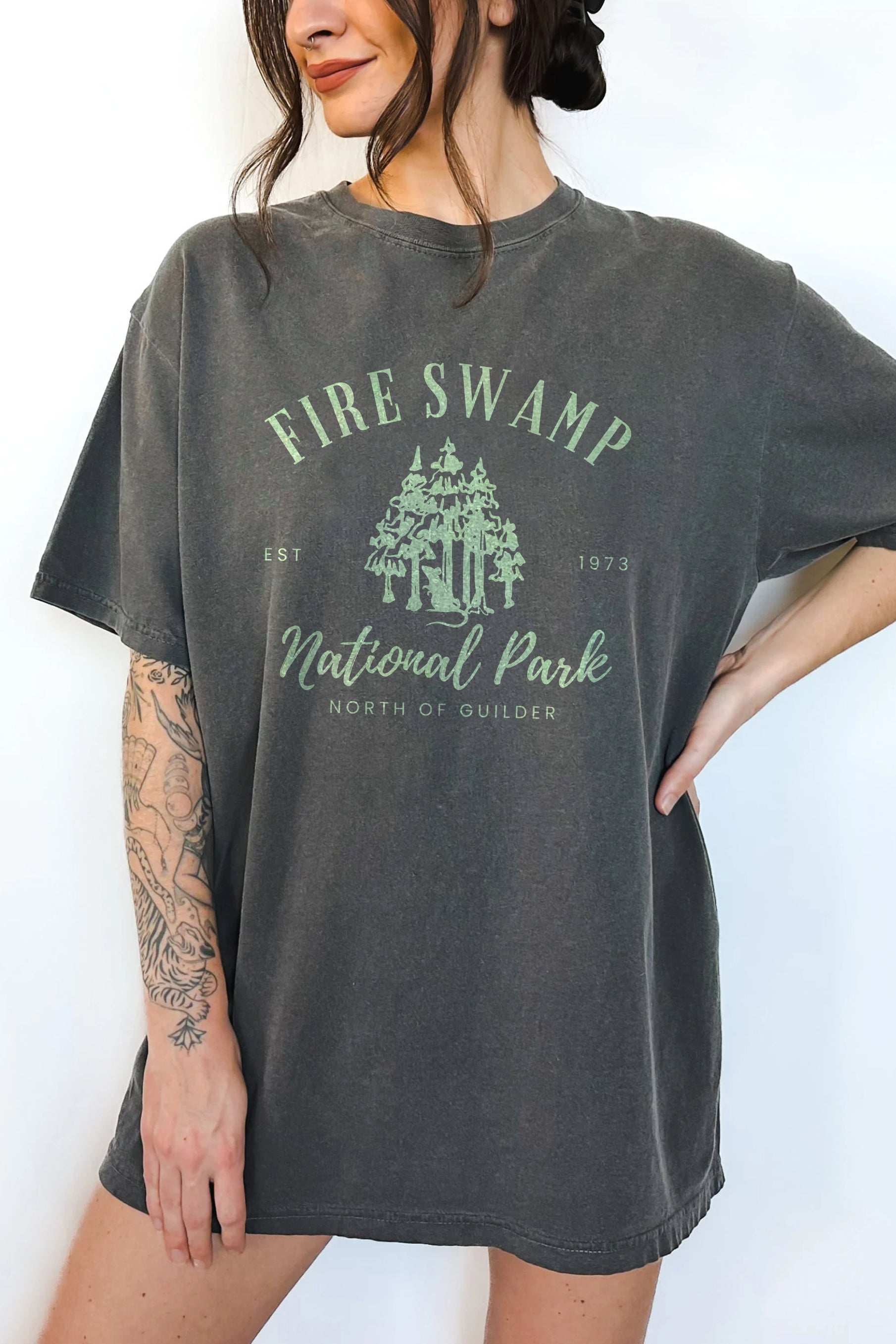 New Fire Swamp National Park Tee For Women