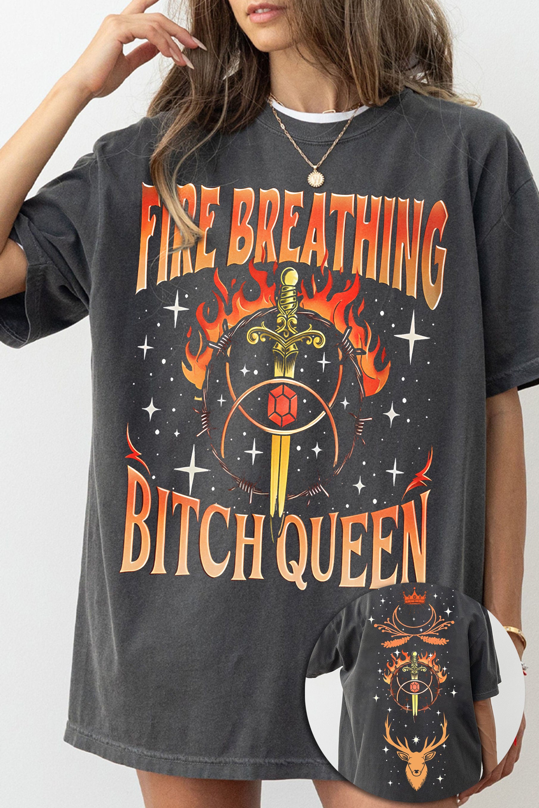 New Fireheart Queen Aelin Tee For Women