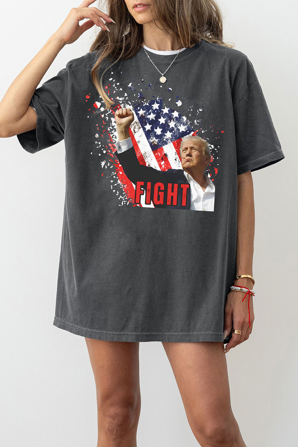 New Fight Donald Trump Republican Convention Tee For Women