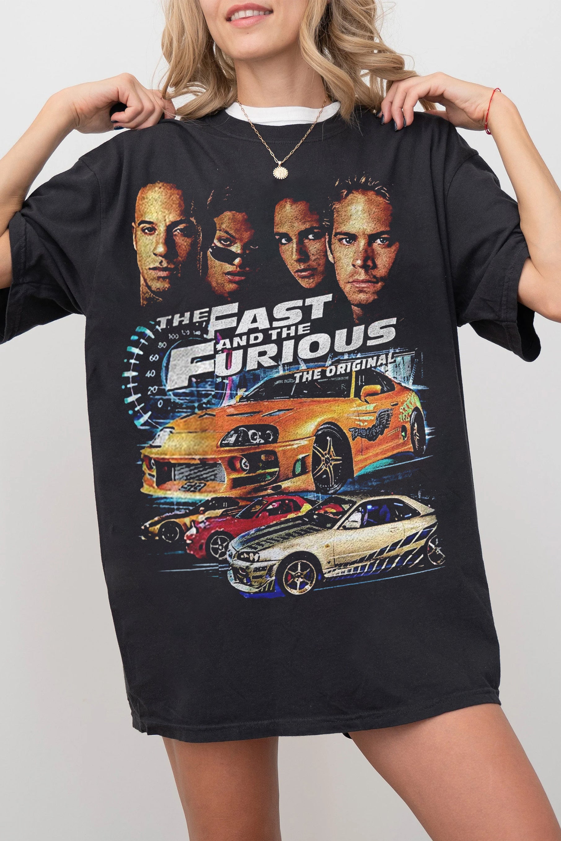 Fast 2 Furious Paul Walker Vintage Tee For Women
