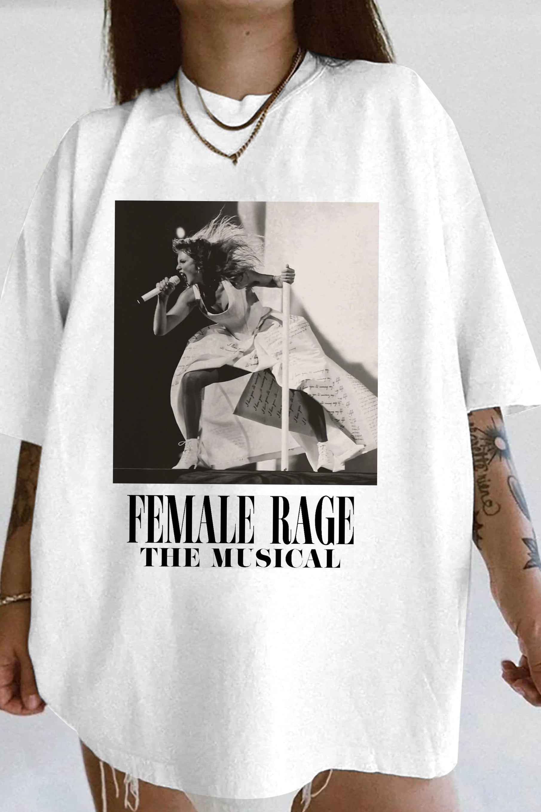 New Female Rage The Musical TTPD Taylor Tee For Women
