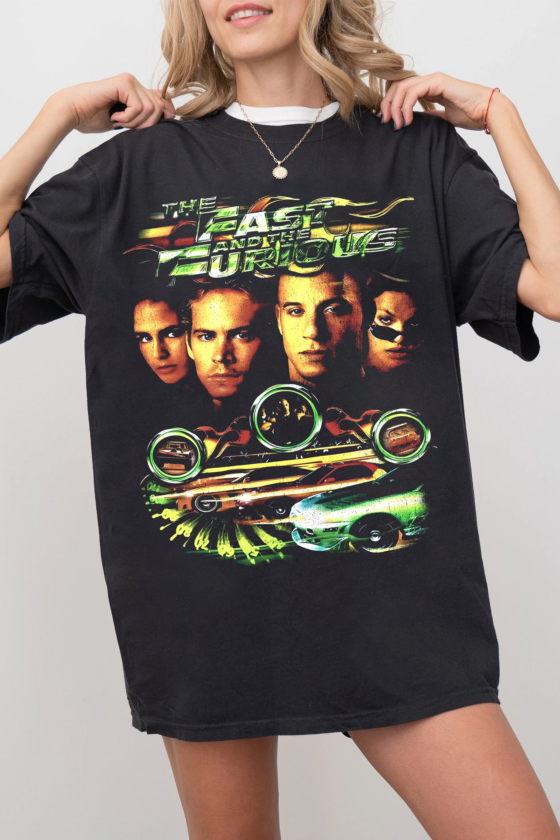 New Fast and Furious V1 Vintage 90s Tee For Women