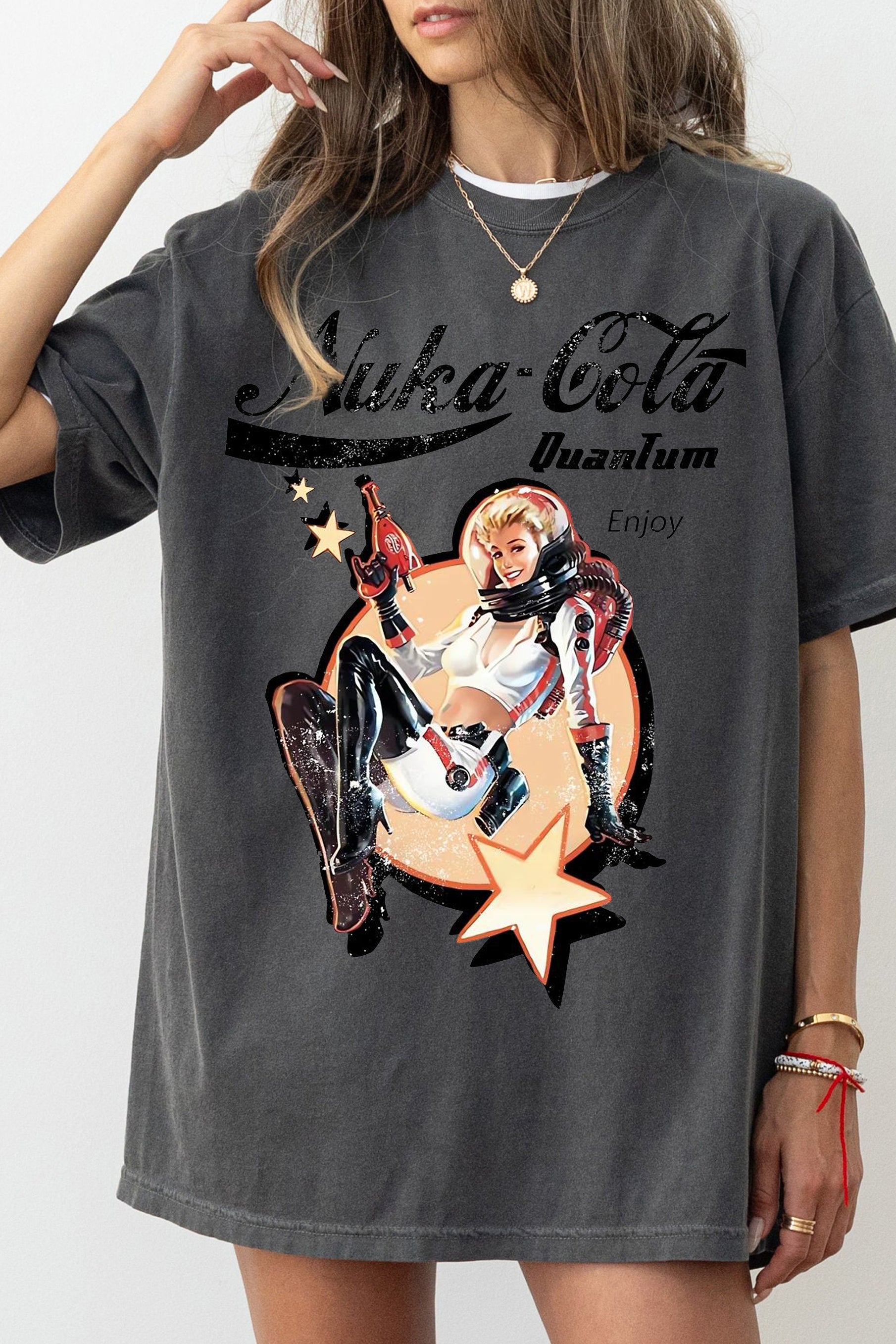 New Fallout Retro Nuka Cola Nuka Girl Tee For Women