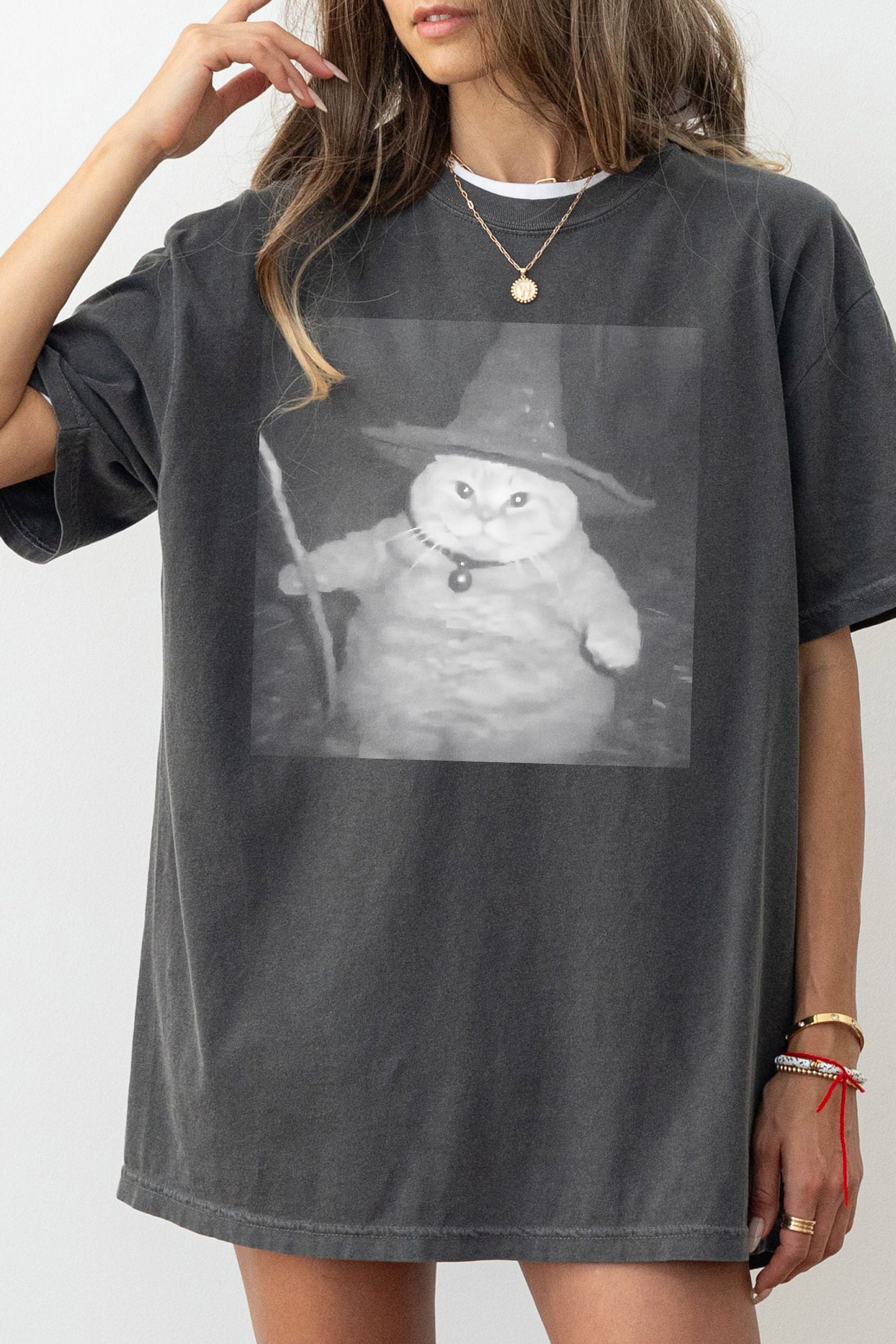 New Fantasy Ring Cat Tee For Women