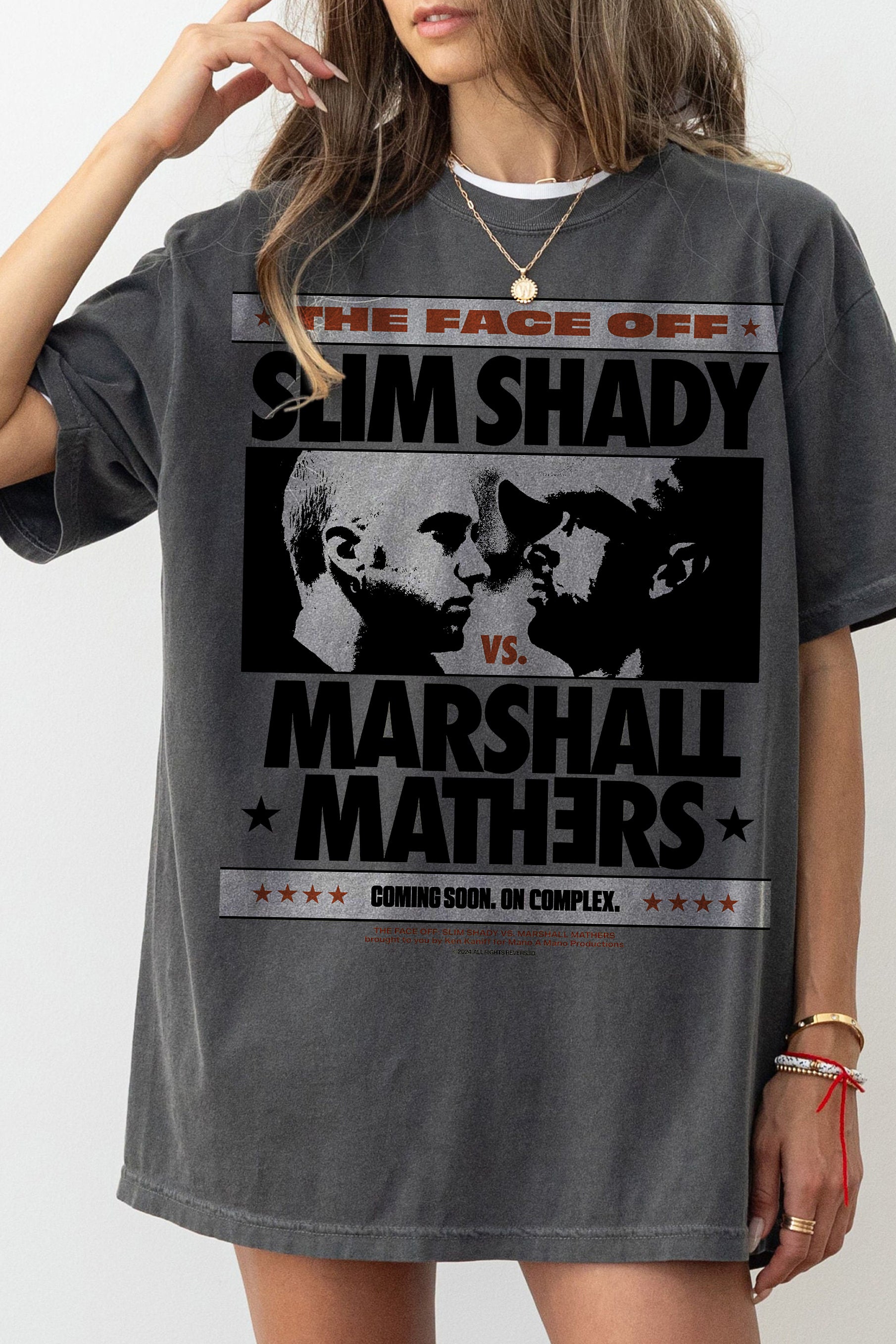 New Eminem Poster Tee For Women