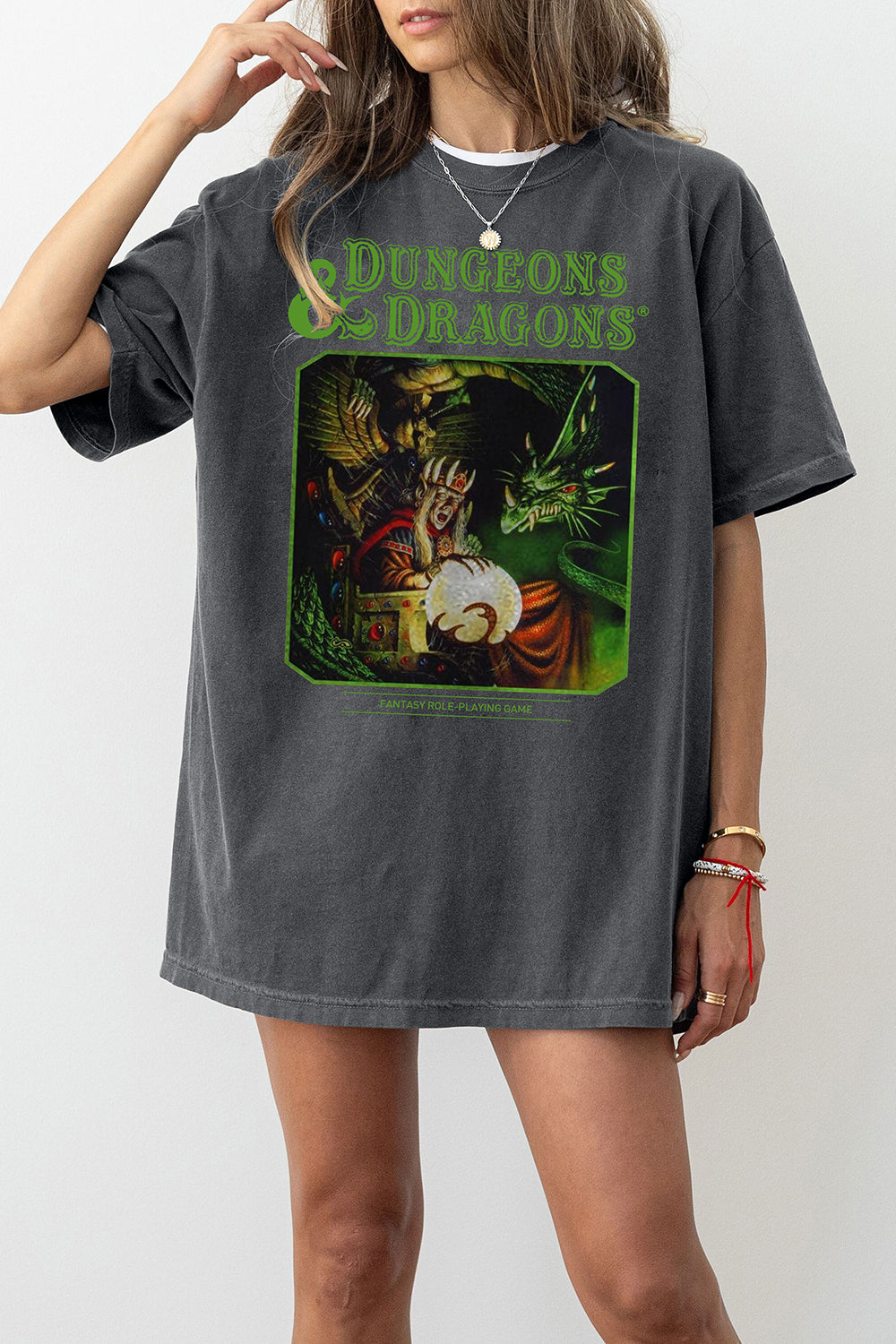 New Dungeon & Dragon Vintage Tee For Women
