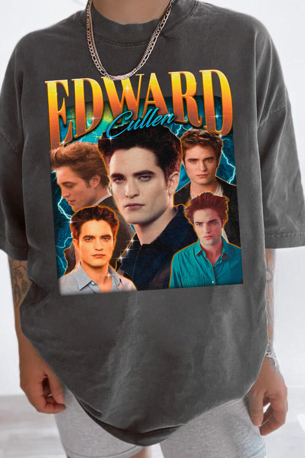 New Edward Cullen Retro 90s Graphic Tee For Women