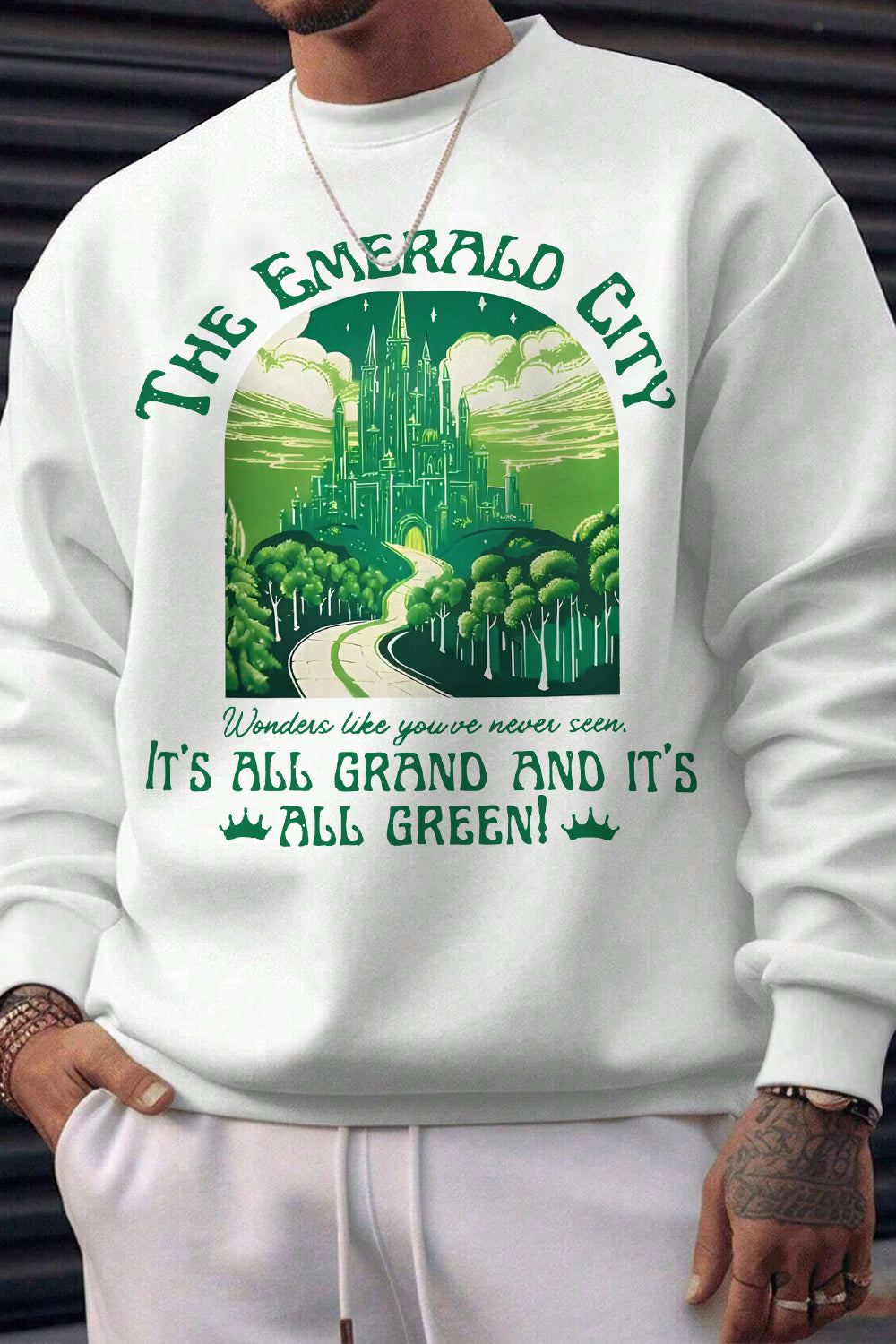 New Emerald City Wicked Sweatshirt For Men