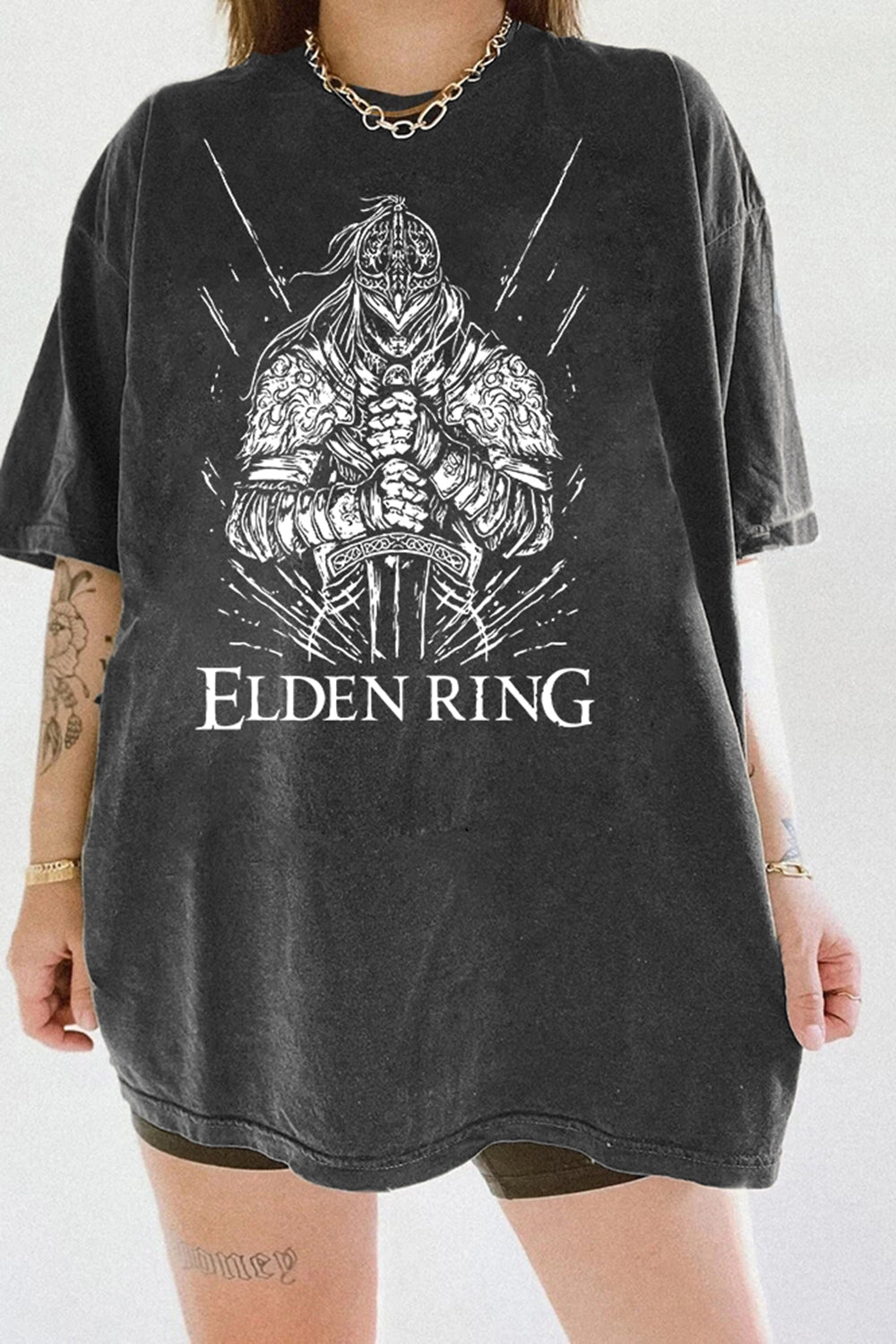 New Elden The Warrior Graphic Tee For Women