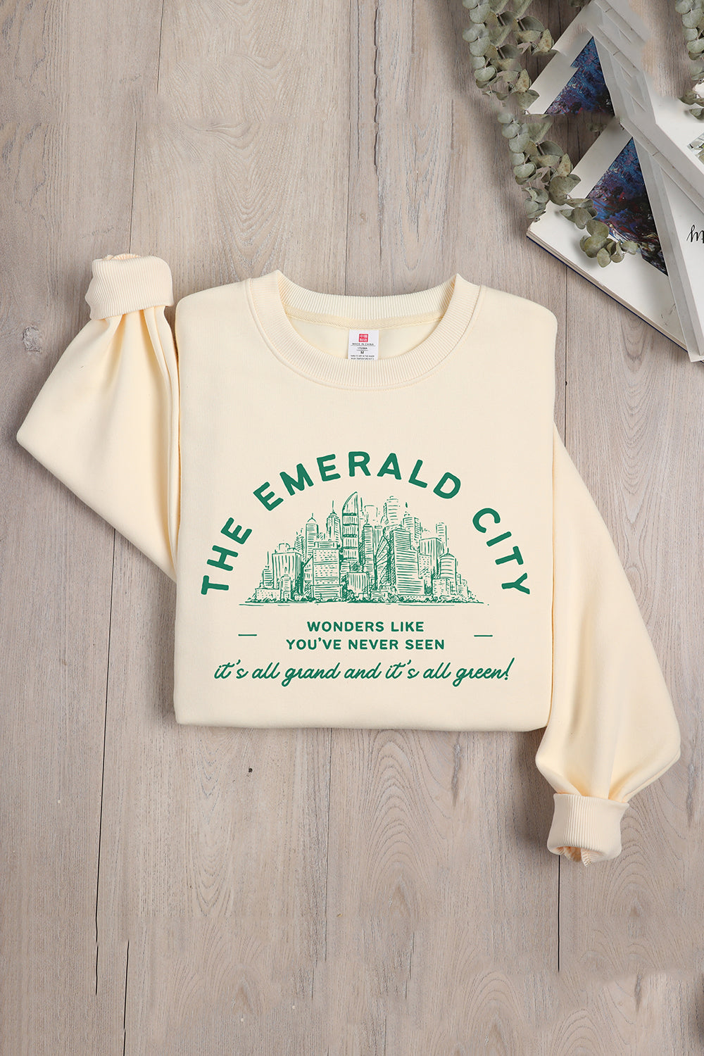 New Emerald City Wicked Musical Movie Fleece Sweatshirt For Women