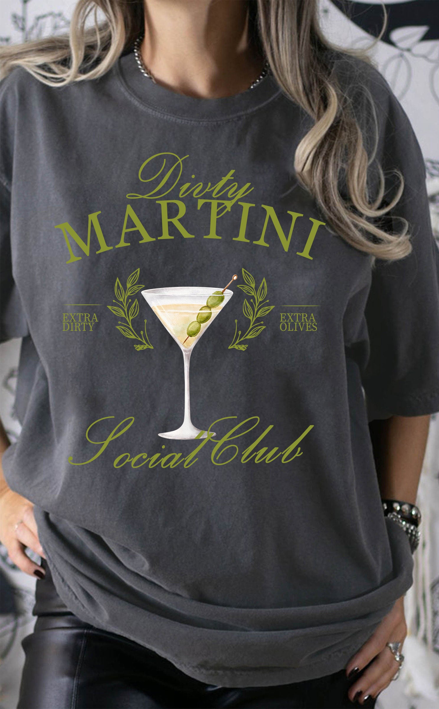 New Dirty Martini Social Club Tee For Women