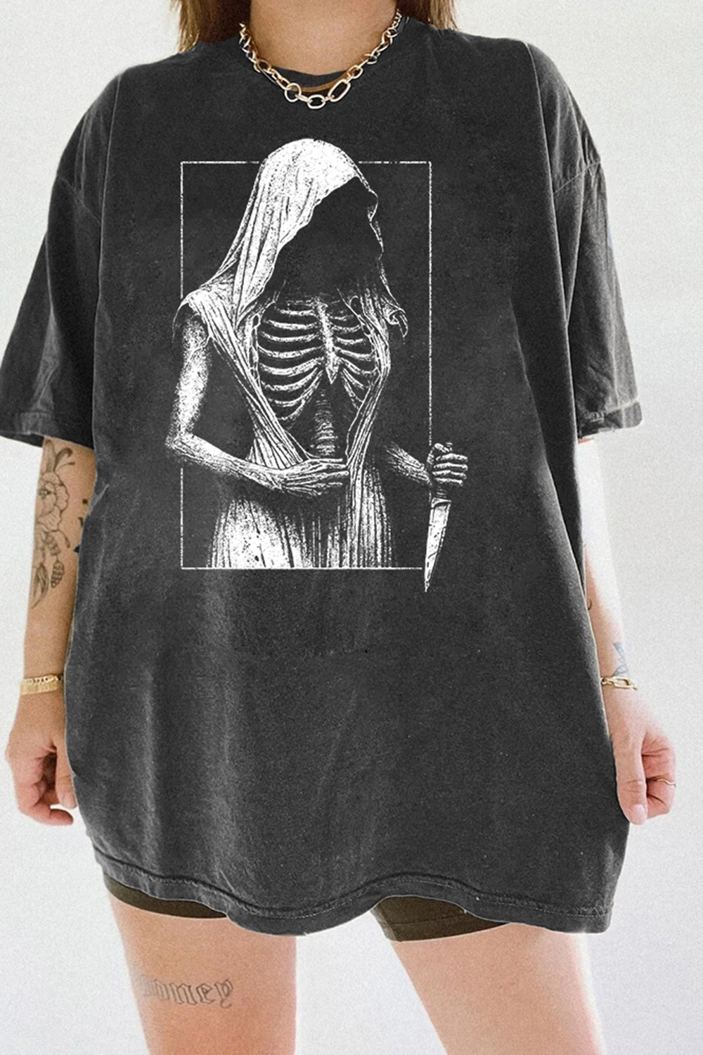 New Dark Skull Tee For Women