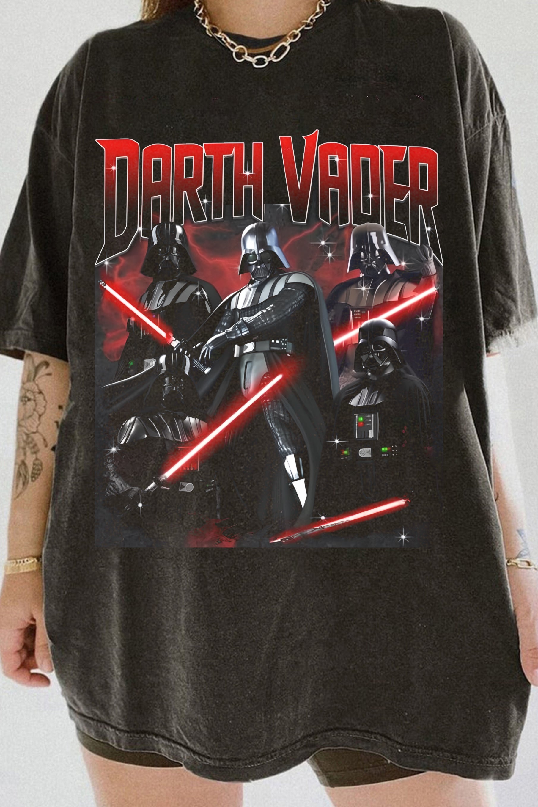 New Darth Vader Retro Tee For Women