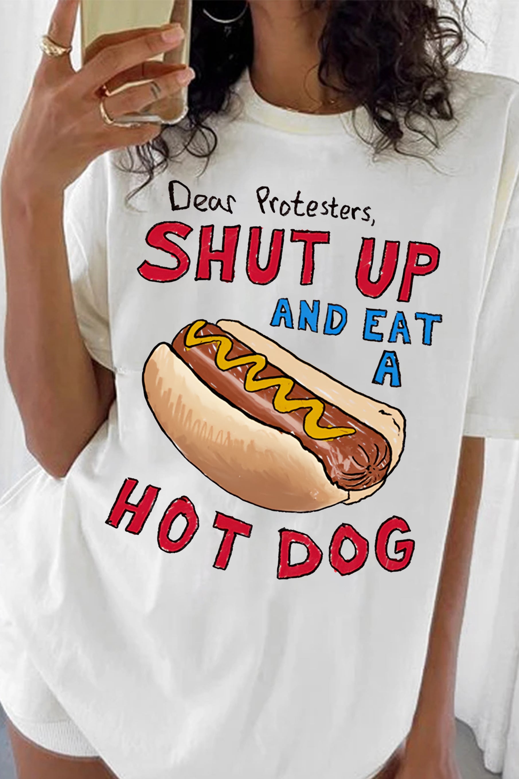 New DEAR PROTESTERS Tee For Women
