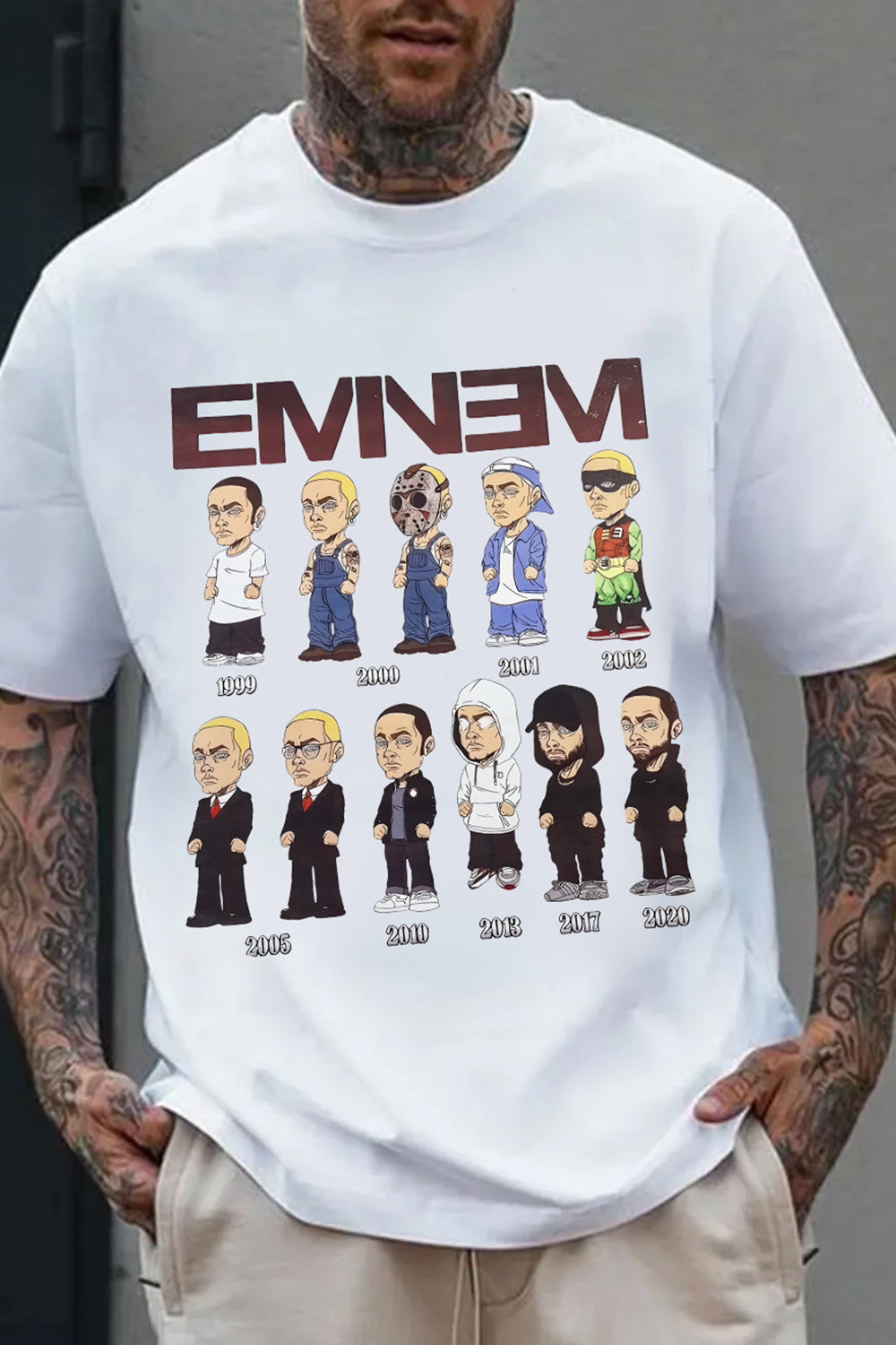 New Cute Eminem Slim Shaddy Album Tee For Men