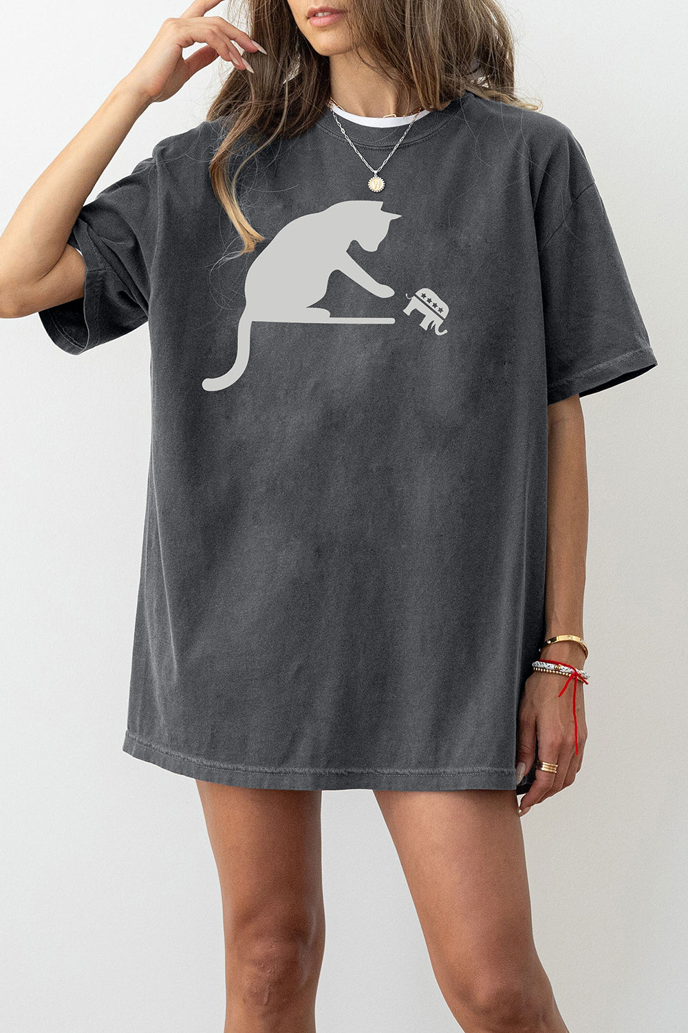 New Childless Cat Lady Funny Tee For Women