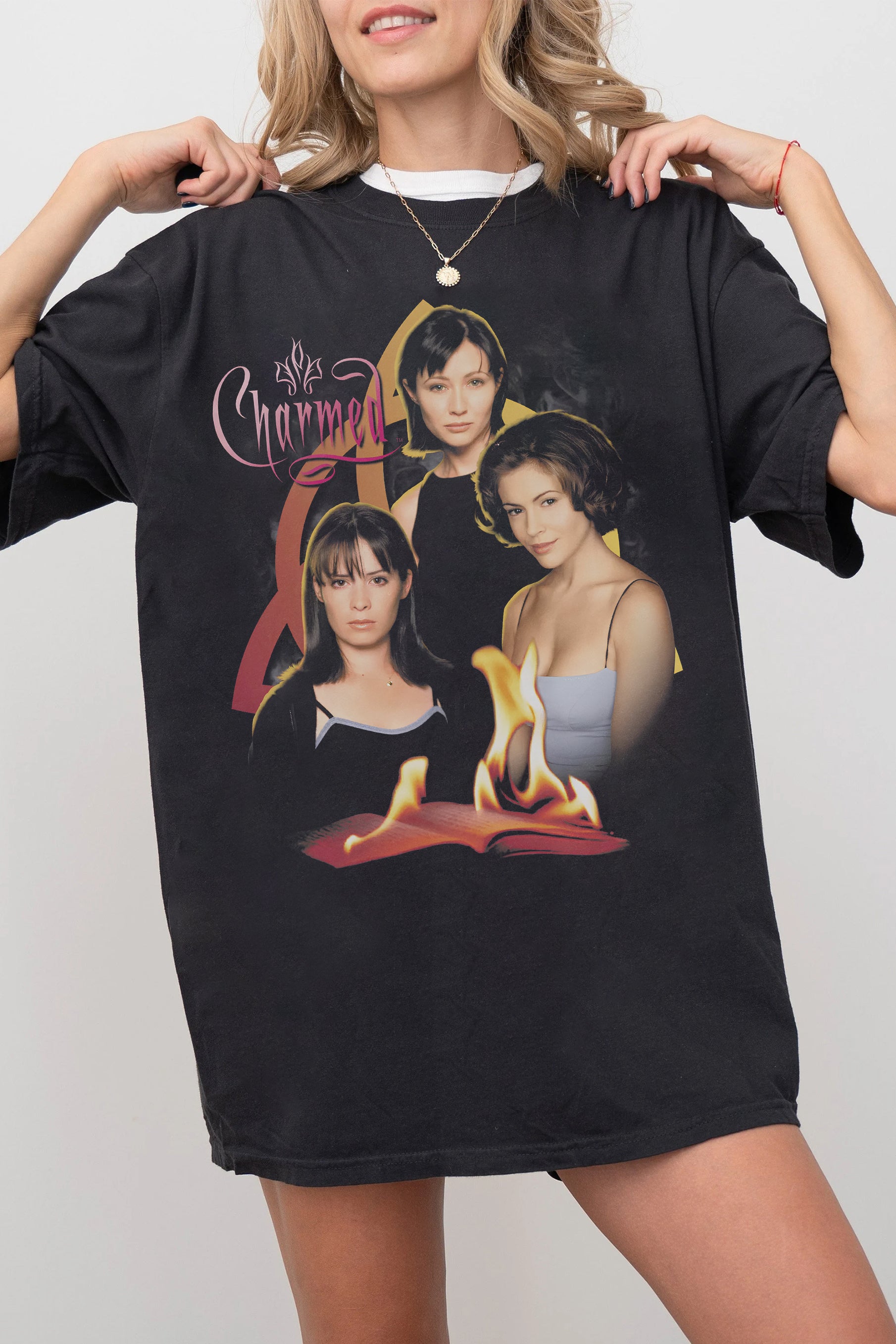 New Charmed Original Three Movie TEE FOR WOMEN