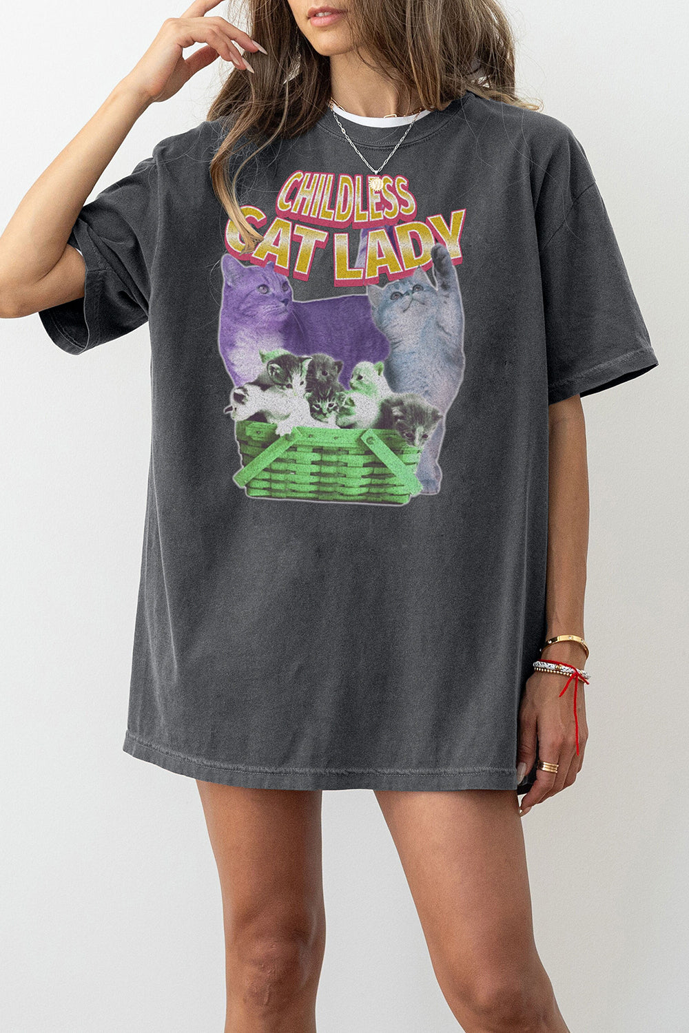 New Childless Cat Lady Tee For Women