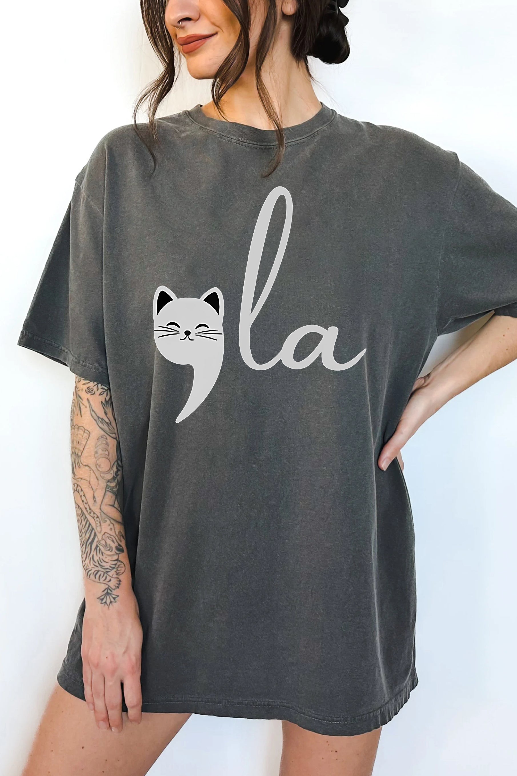 Childless Cat Lady La Printed Tee For Women