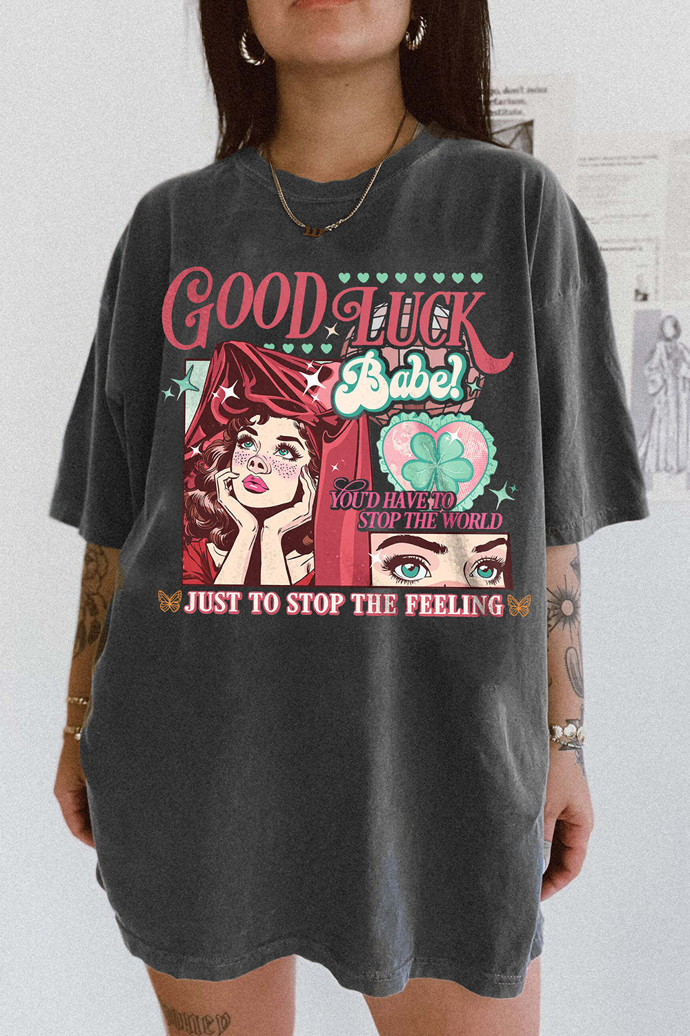 New Chappell Roan Good Luck Babe Tee For Women
