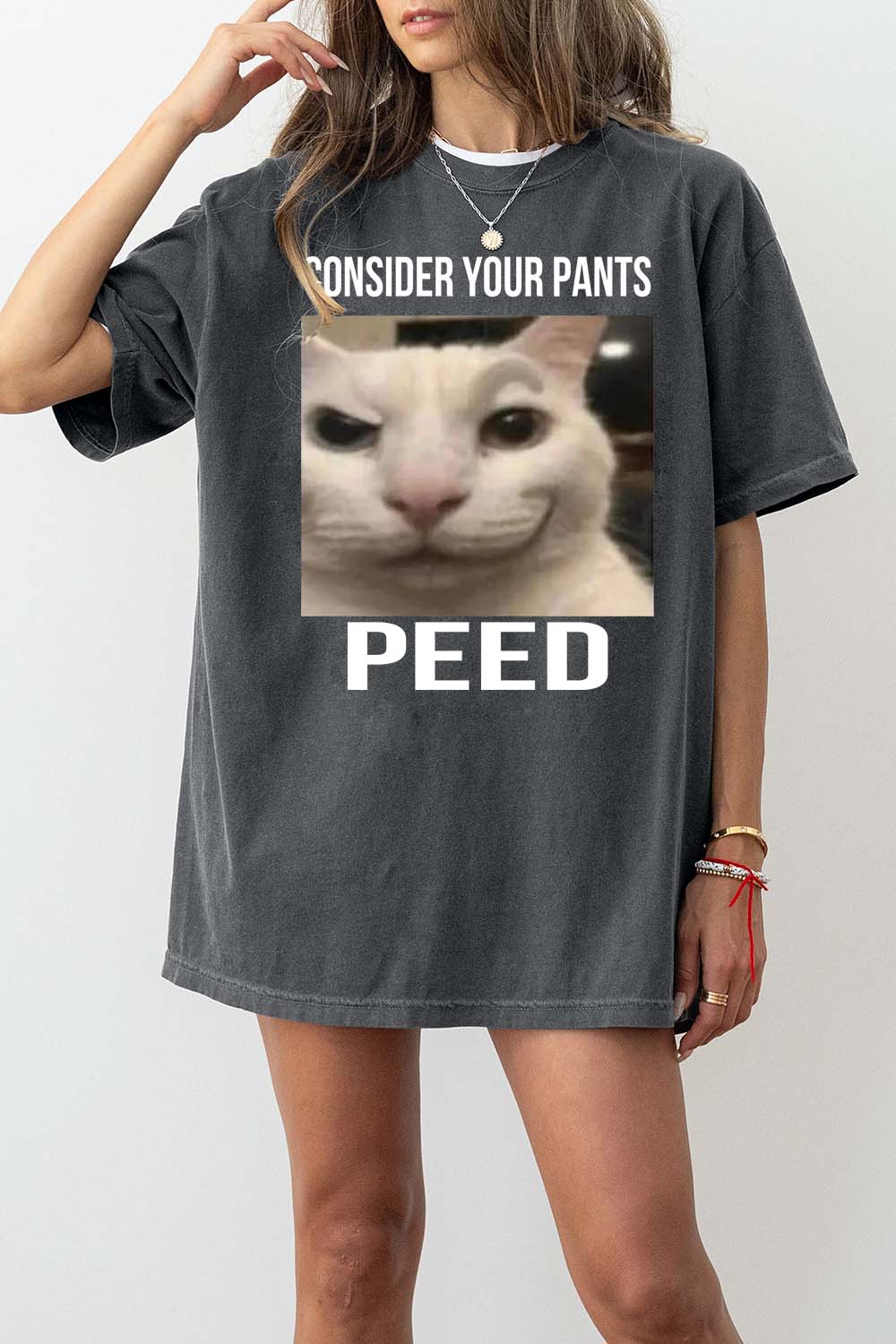 New cat meme goofy ahh silly cat Tee For Women